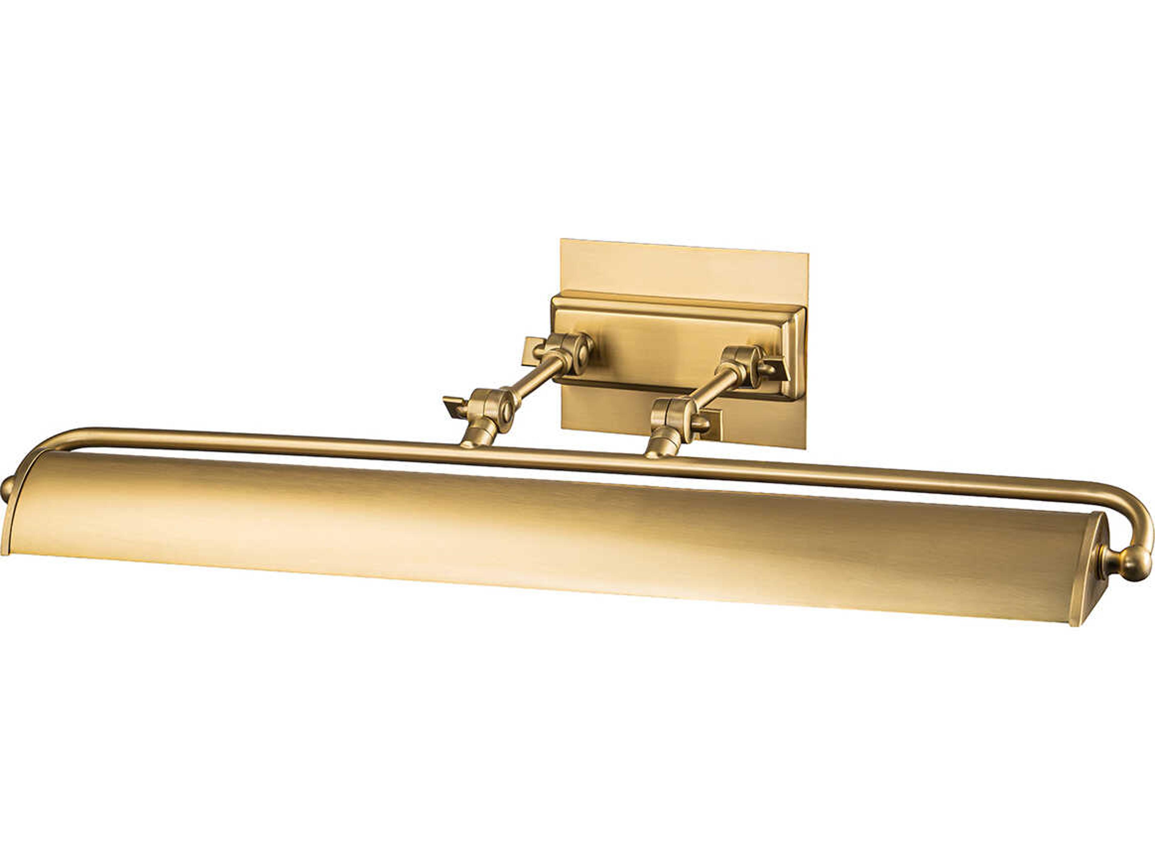 Lucas McKearn Winchfield 4-Light Aged Brass Picture Light