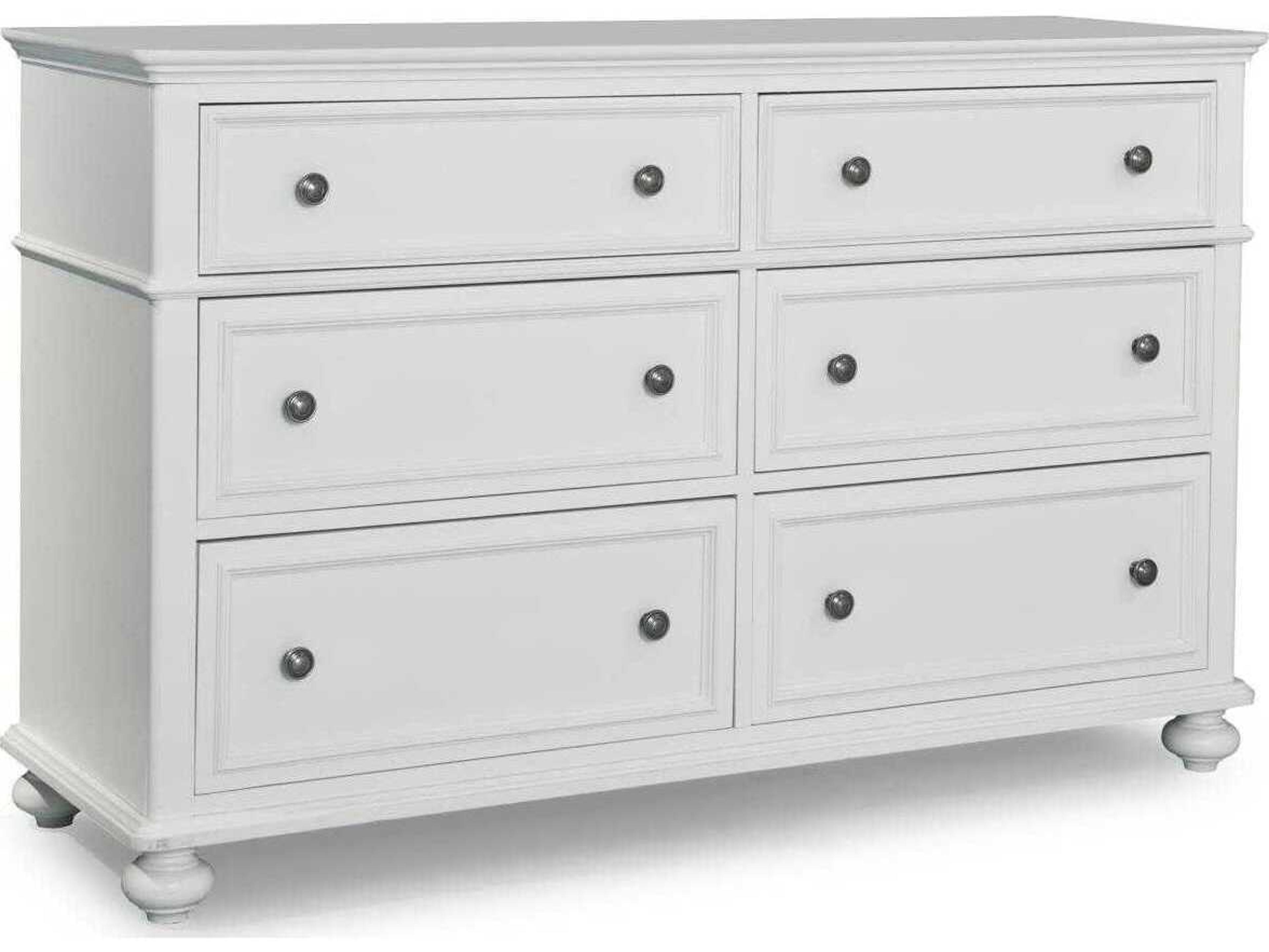 Legacy Classic Madison 6-Drawers Birch Wood Double Dresser