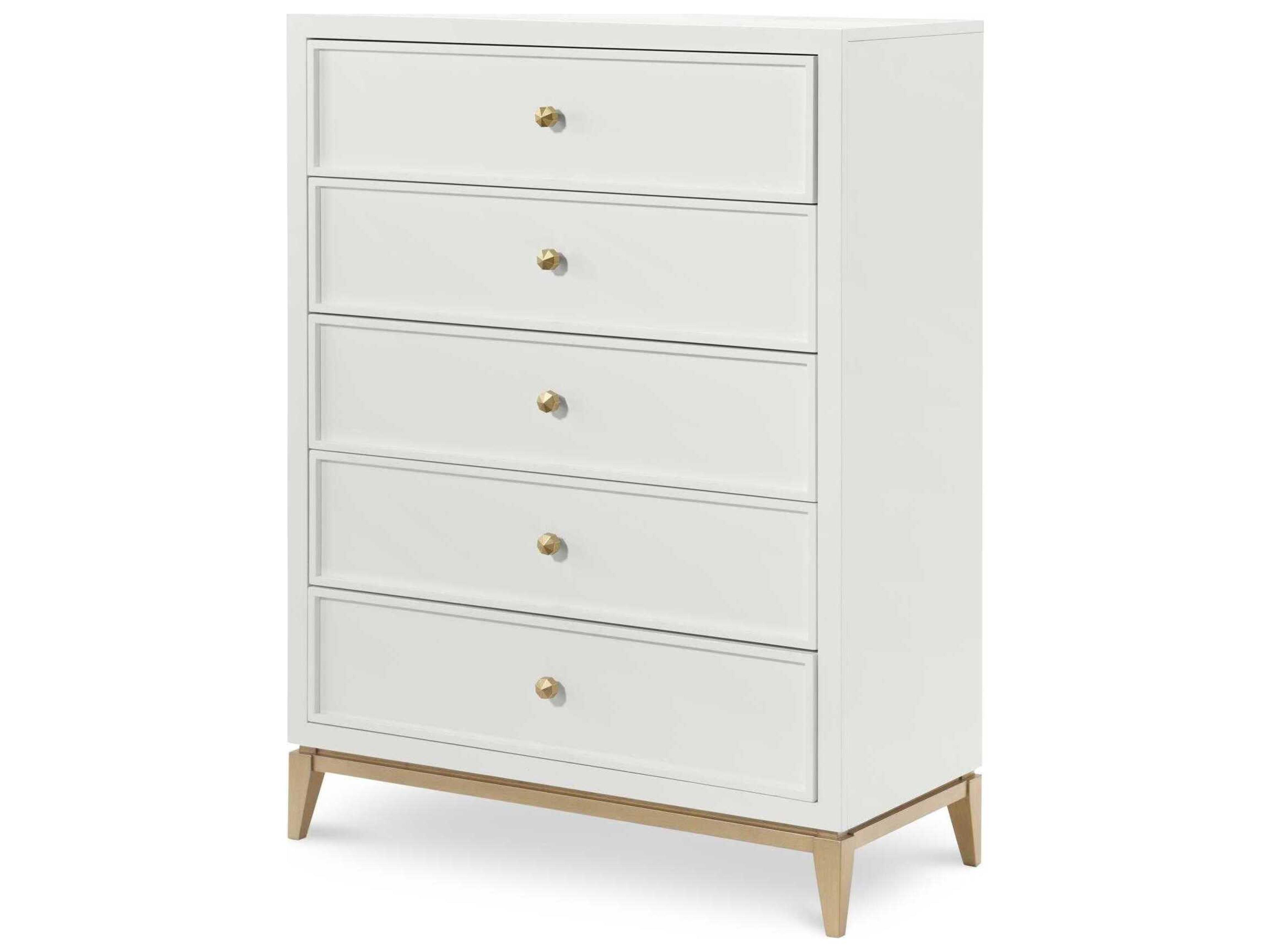 Legacy Classic Chelsea By Rachael Ray White With Gold Accents Poplar Wood Accent Chest