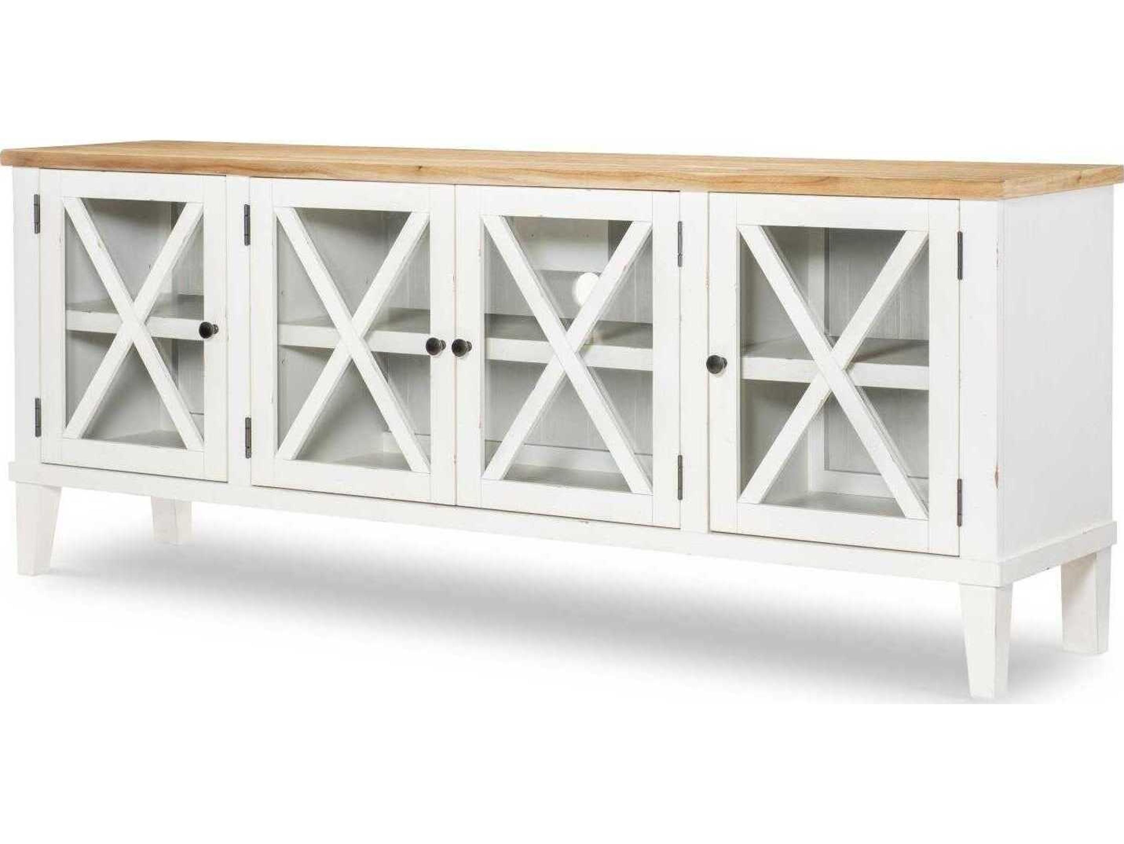 Legacy Classic Xxxs And Ooos 82" Hardwood Amber Cotton Media Console