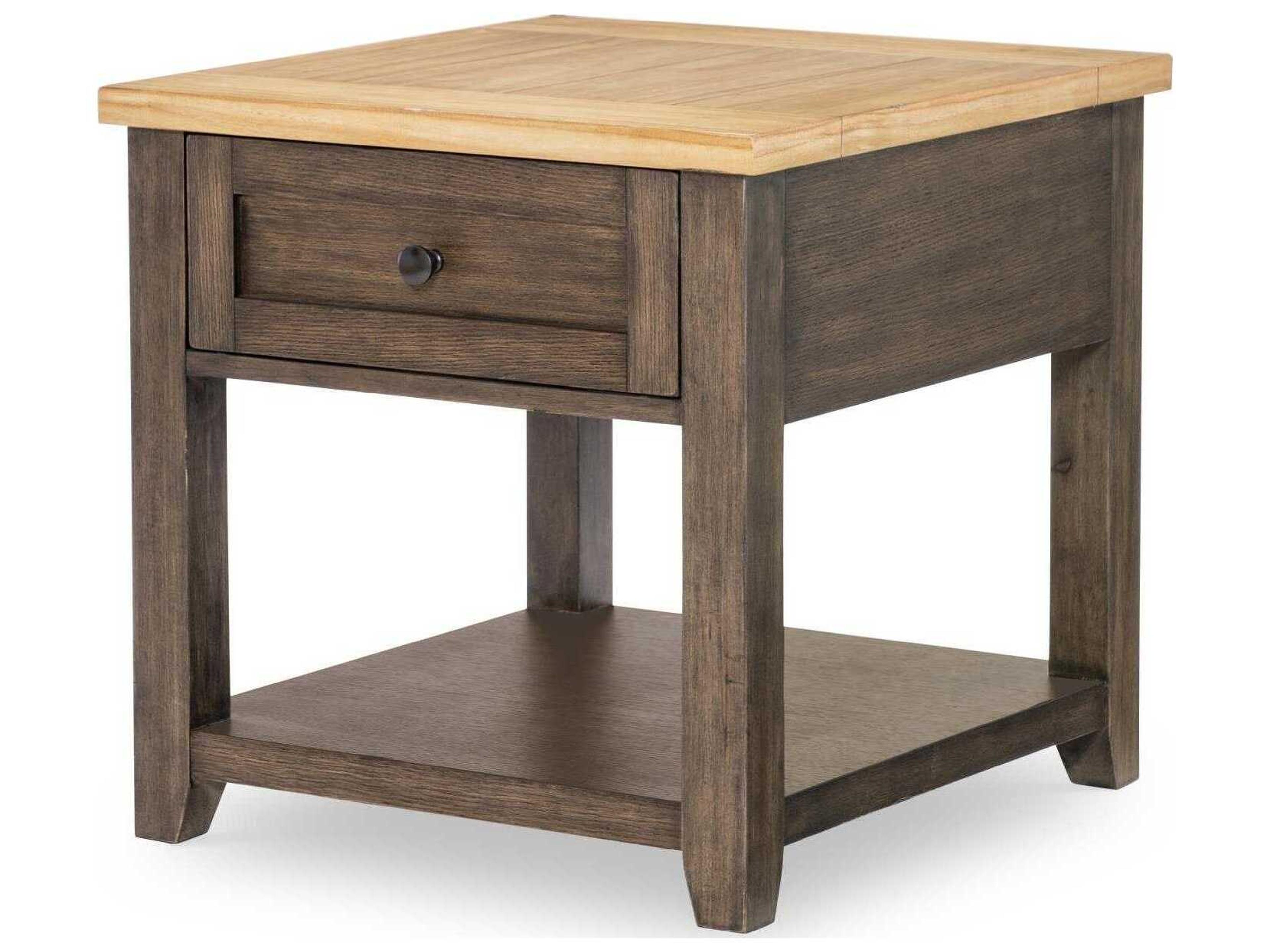 Legacy Classic Xxxs And Ooos Rectangular Wood Amber Cocoa End Table