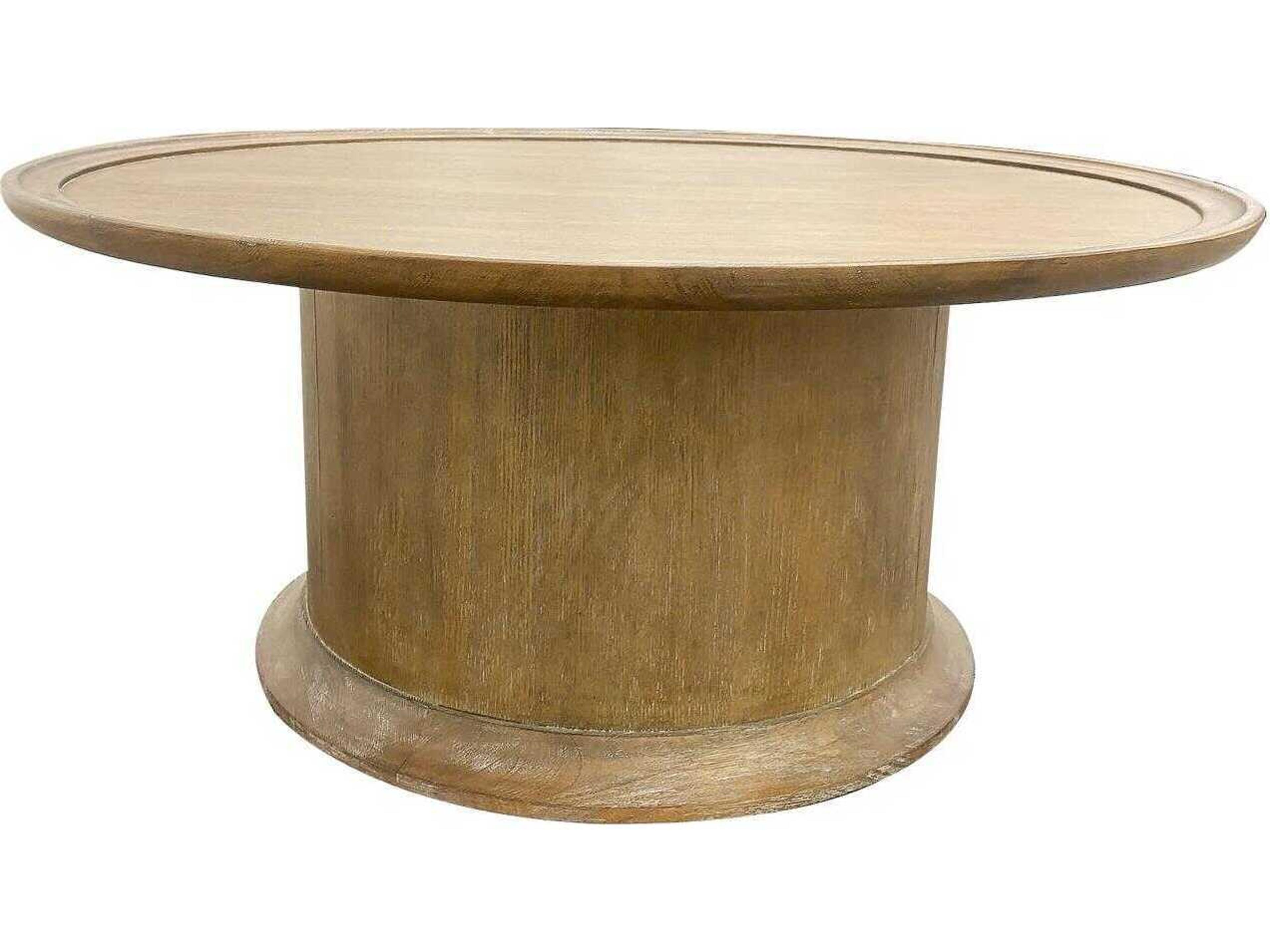 Legacy Classic Harmony Round Wood Ovation Tweed Coffee Table