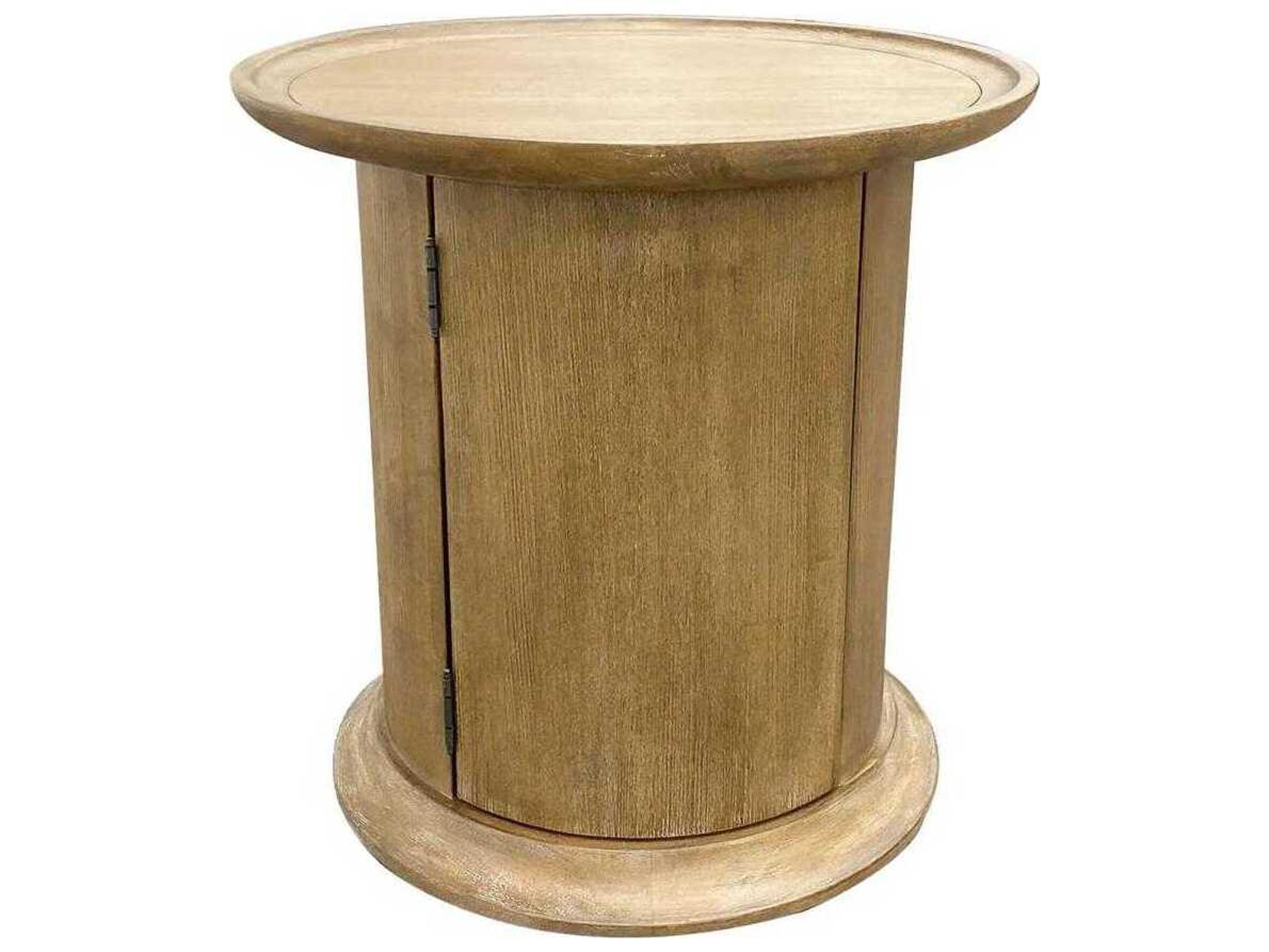 Legacy Classic Harmony Round Wood Ovation Tweed End Table