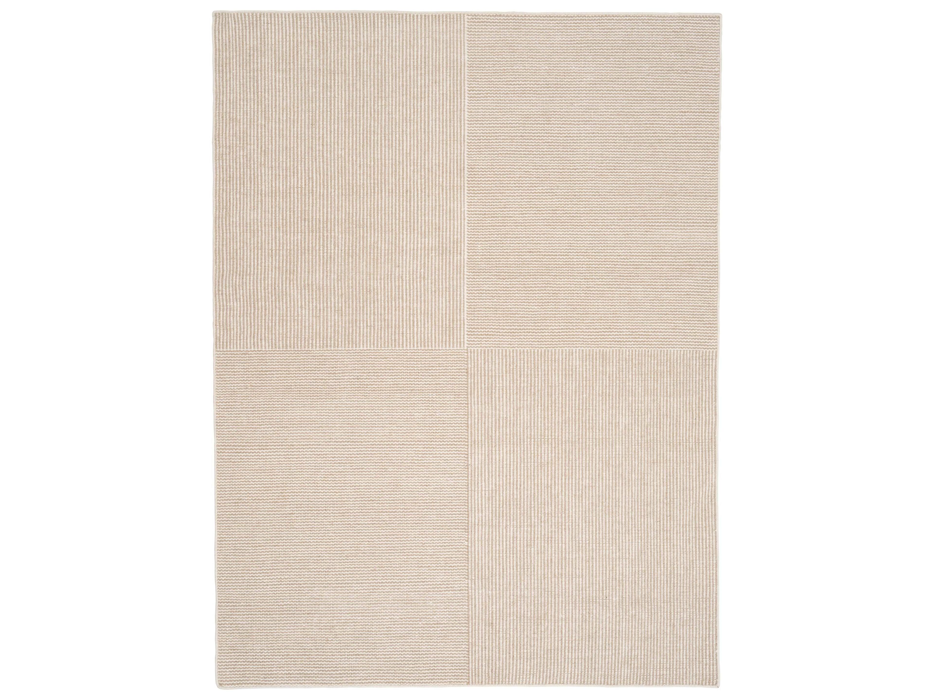 Linie Design Geometric White Area Rug