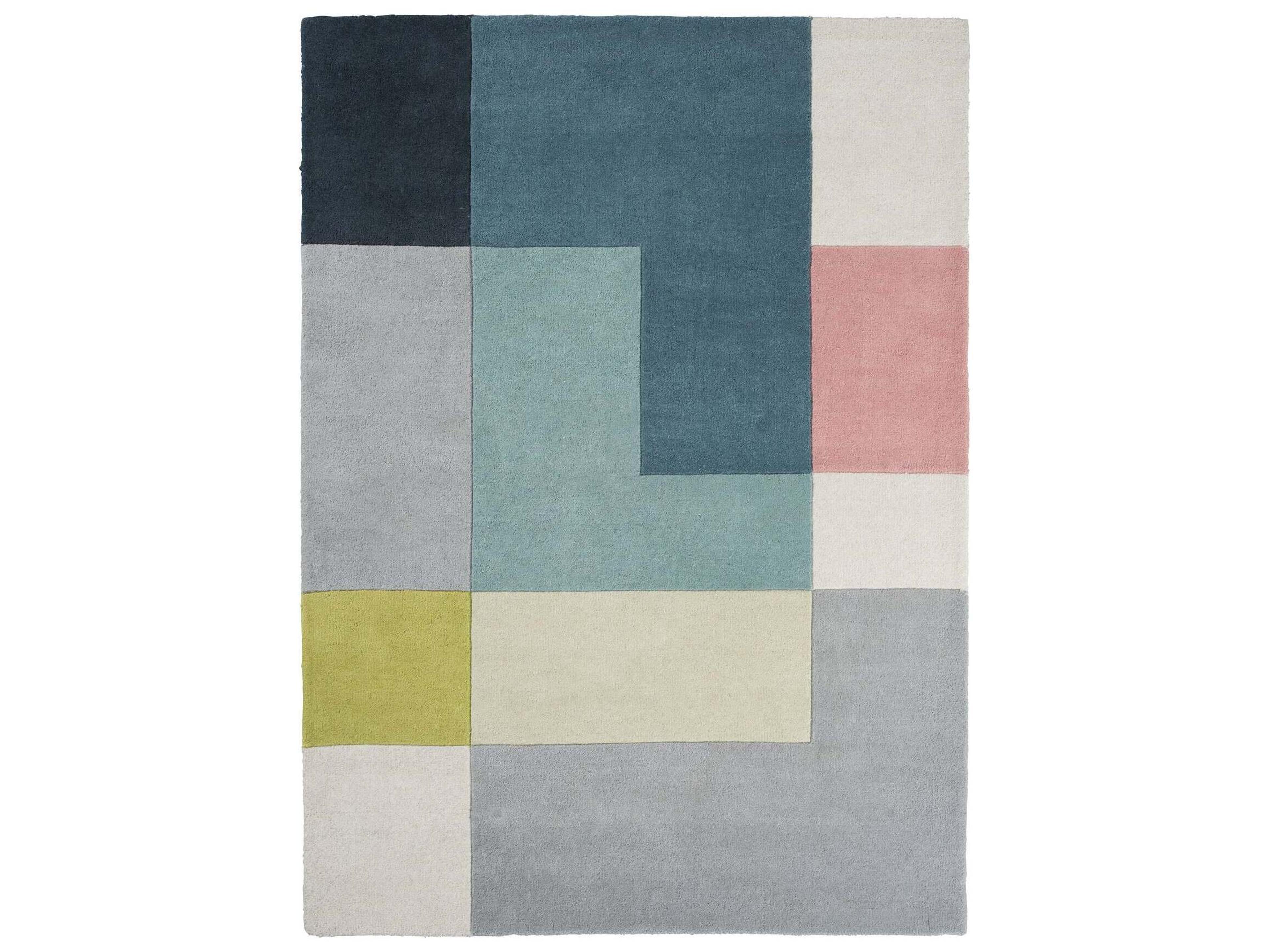 Linie Design Geometric Lime Area Rug