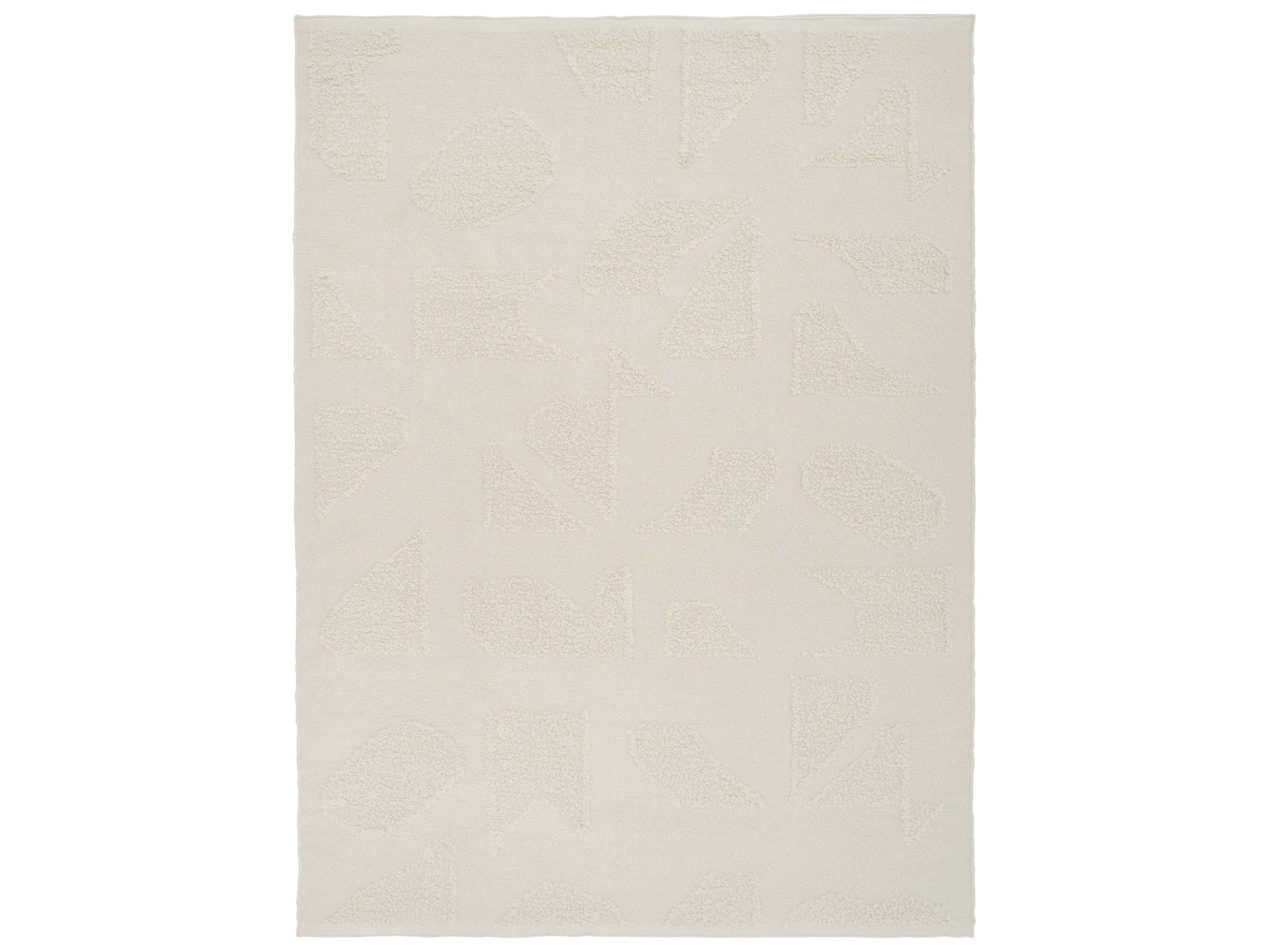 Linie Design Abstract White Area Rug