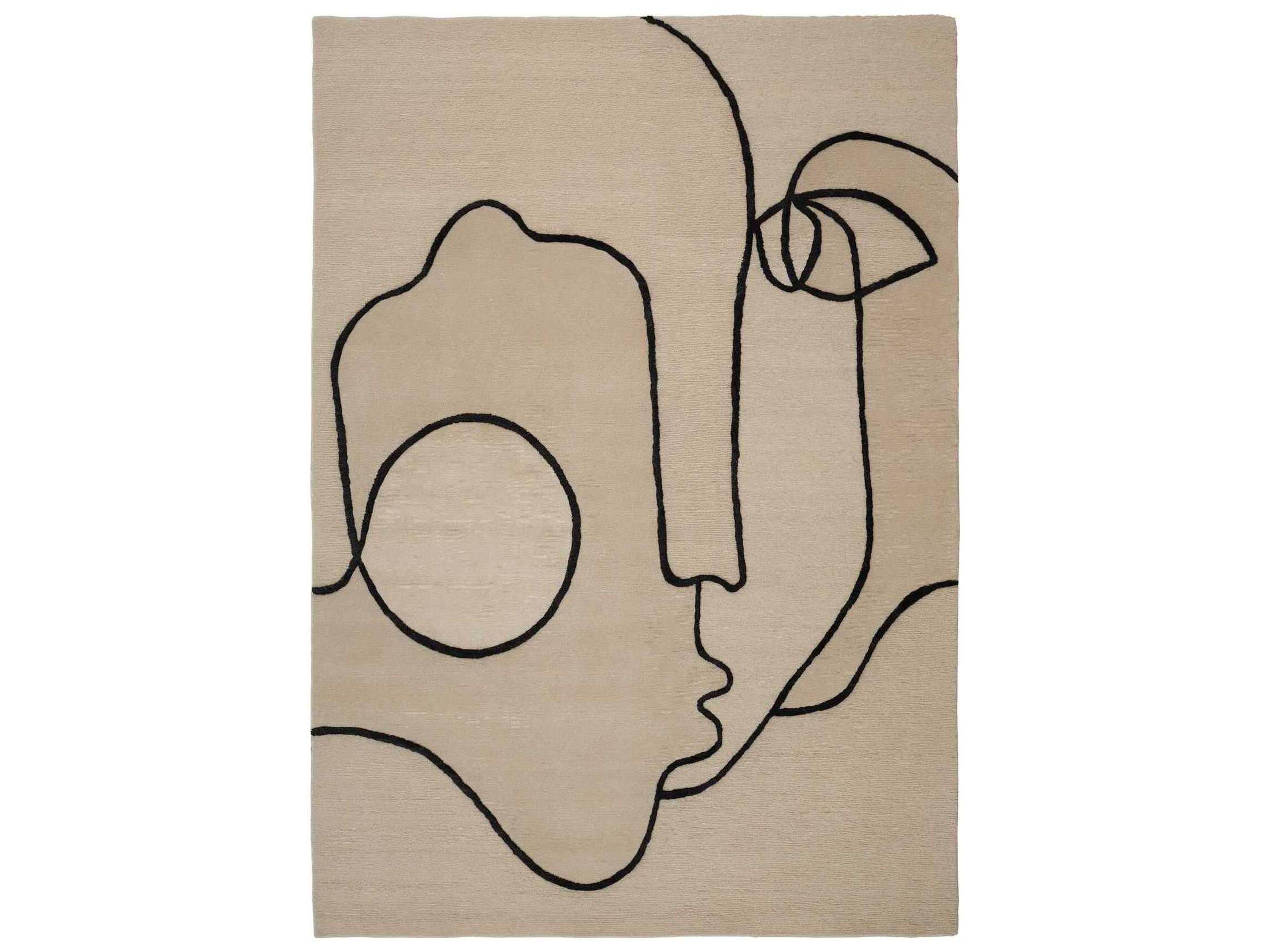 Linie Design Self Mirage Abstract Area Rug