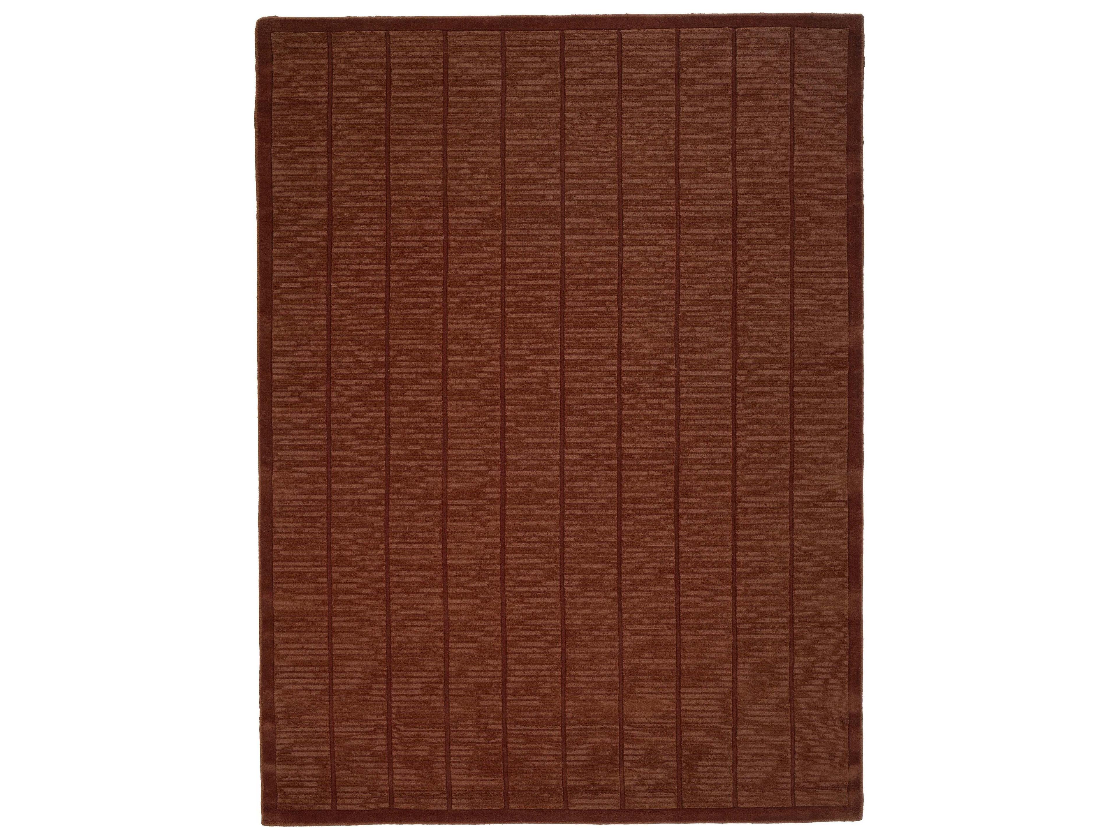 Linie Design Geometric Rust Area Rug