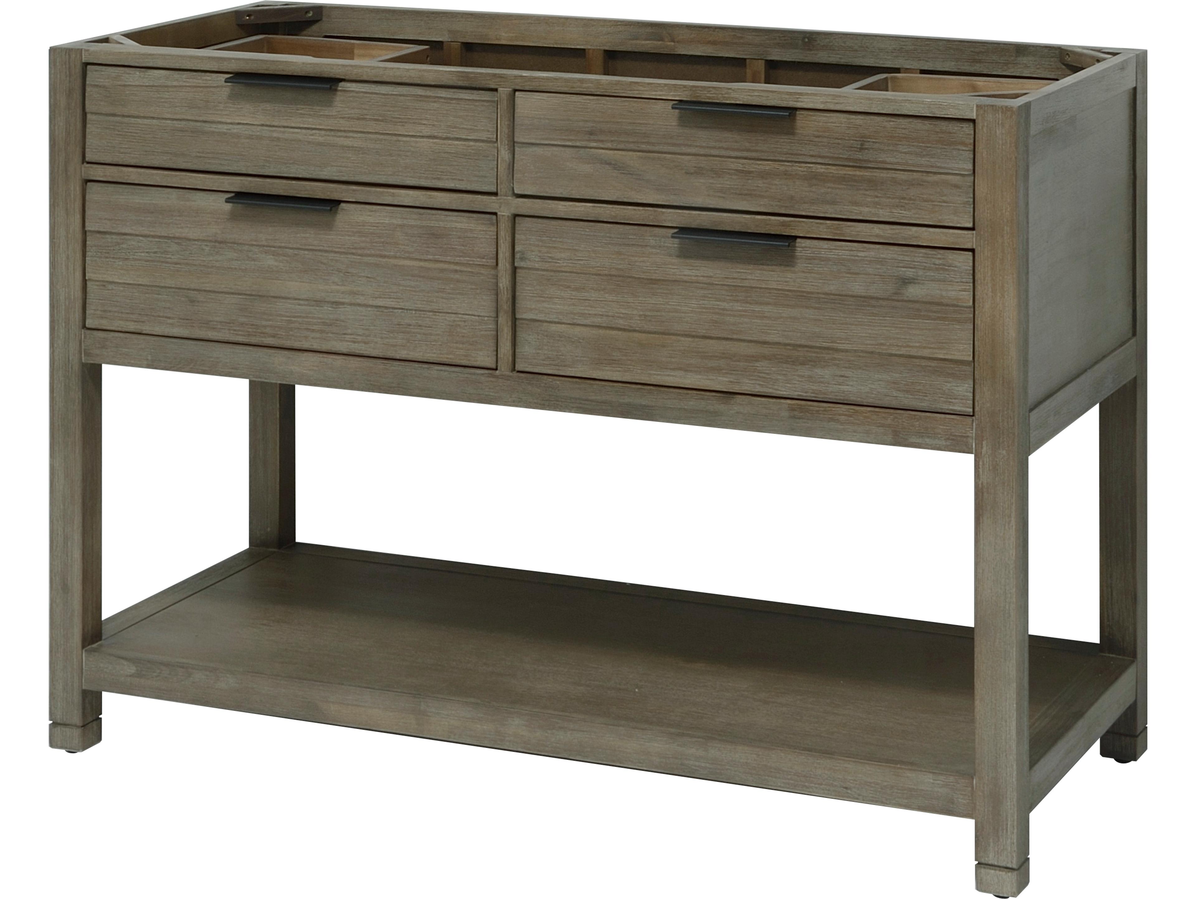 Le Bath Collin 48'' Rustic Taupe Vanity Base