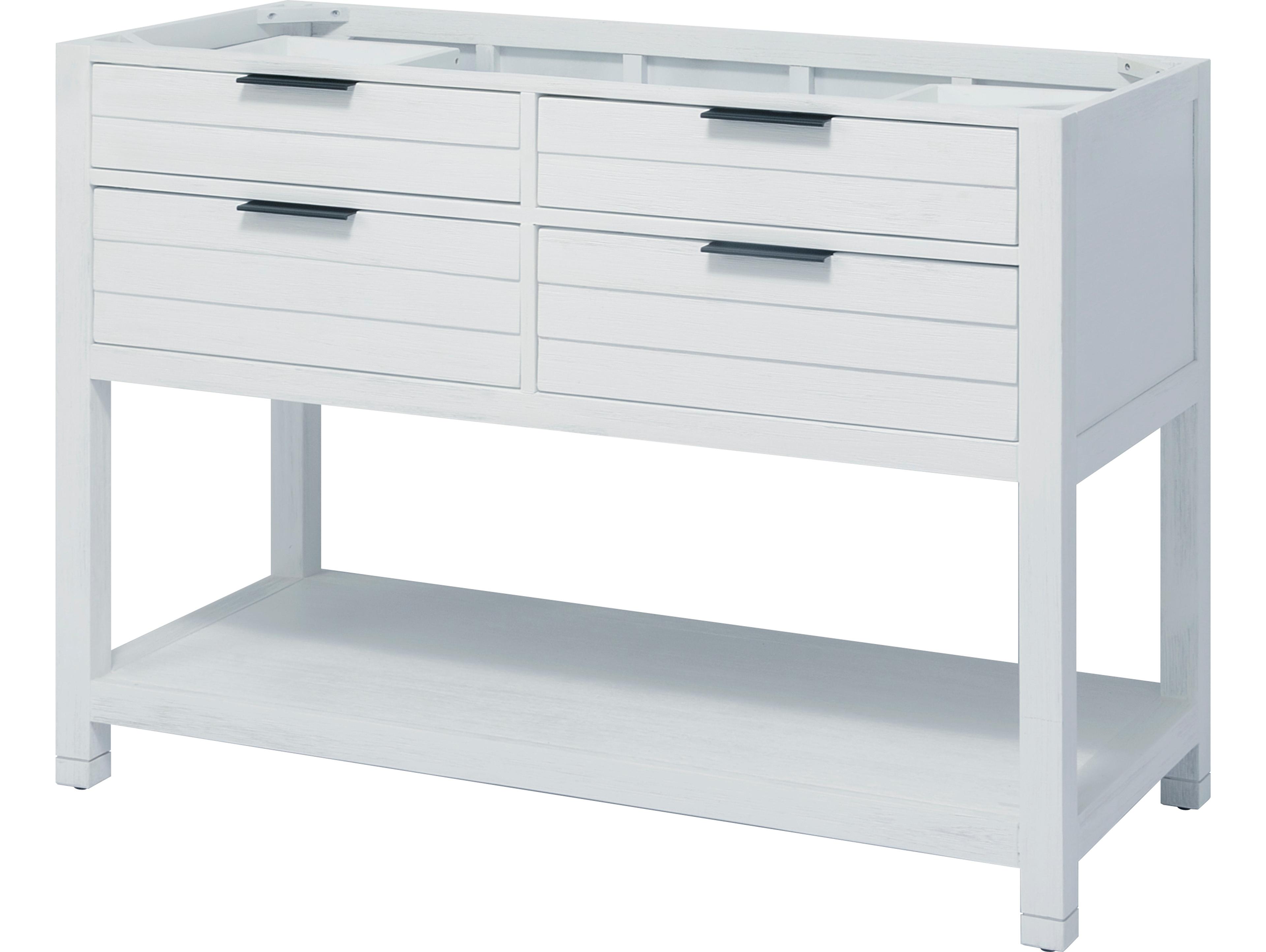Le Bath Kasey 48'' White Wash Vanity Base