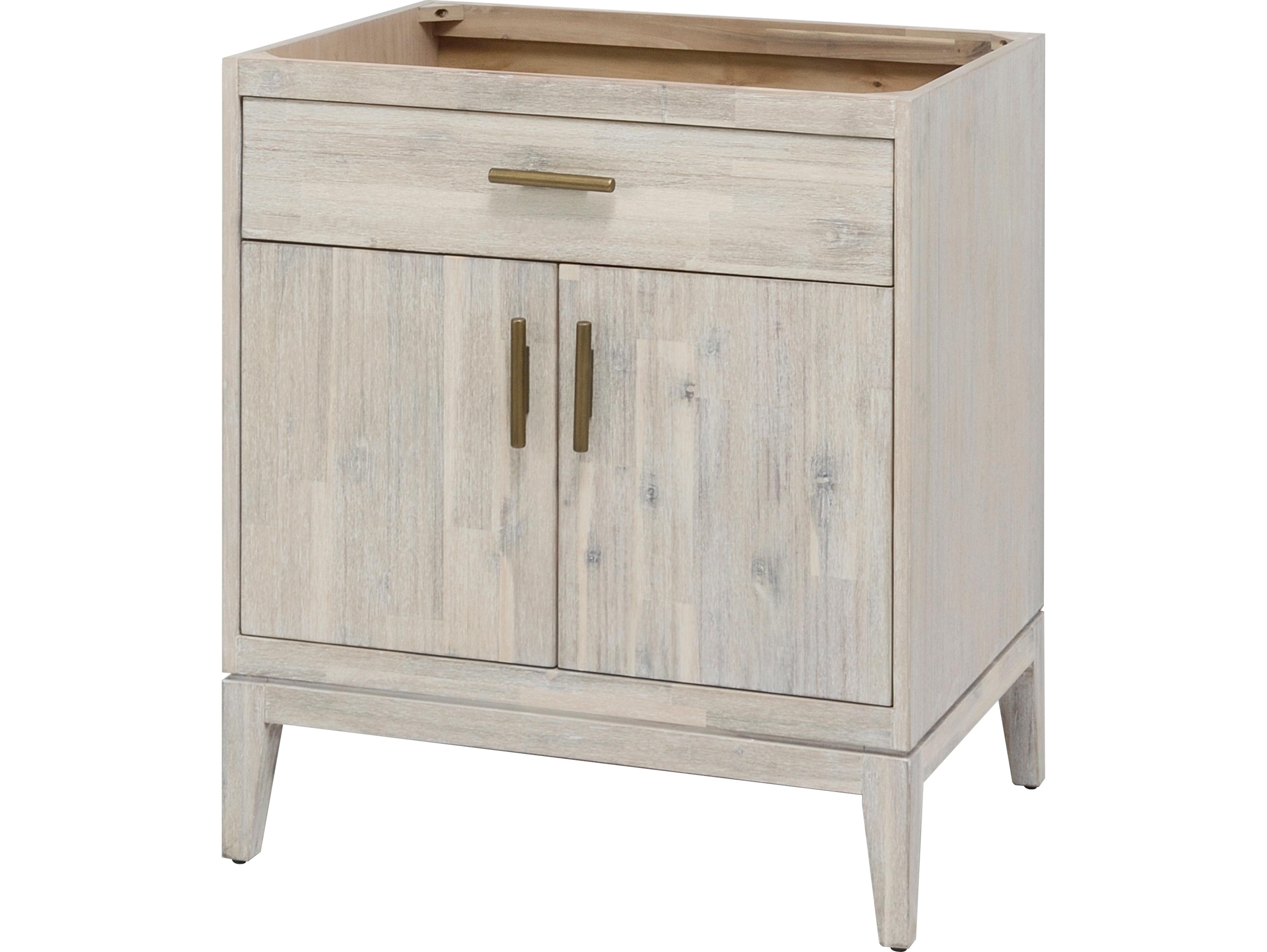 Le Bath Nina 30'' Chalky White Vanity Base 