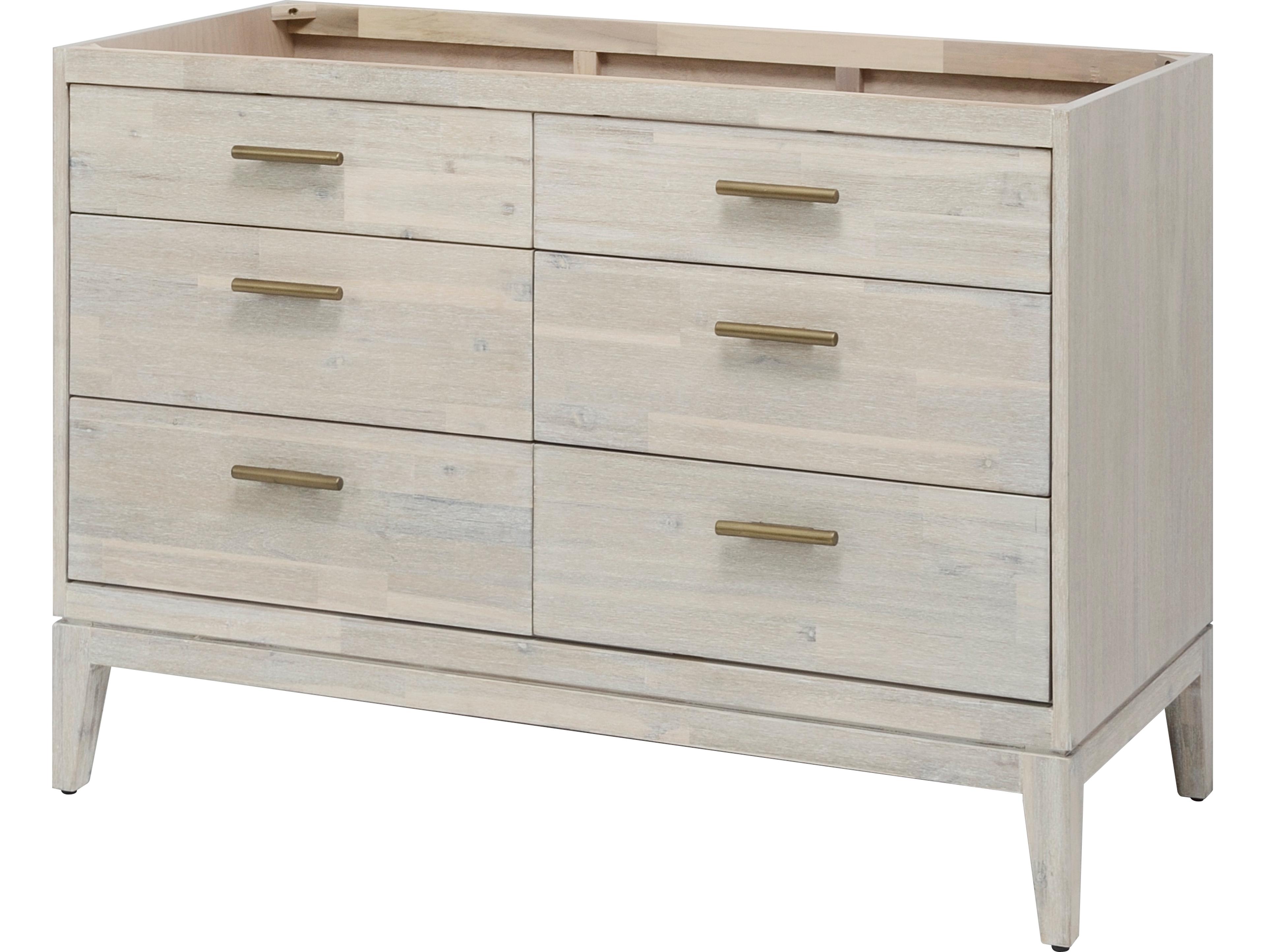 Le Bath Nina 48" Chalky White Vanity Base