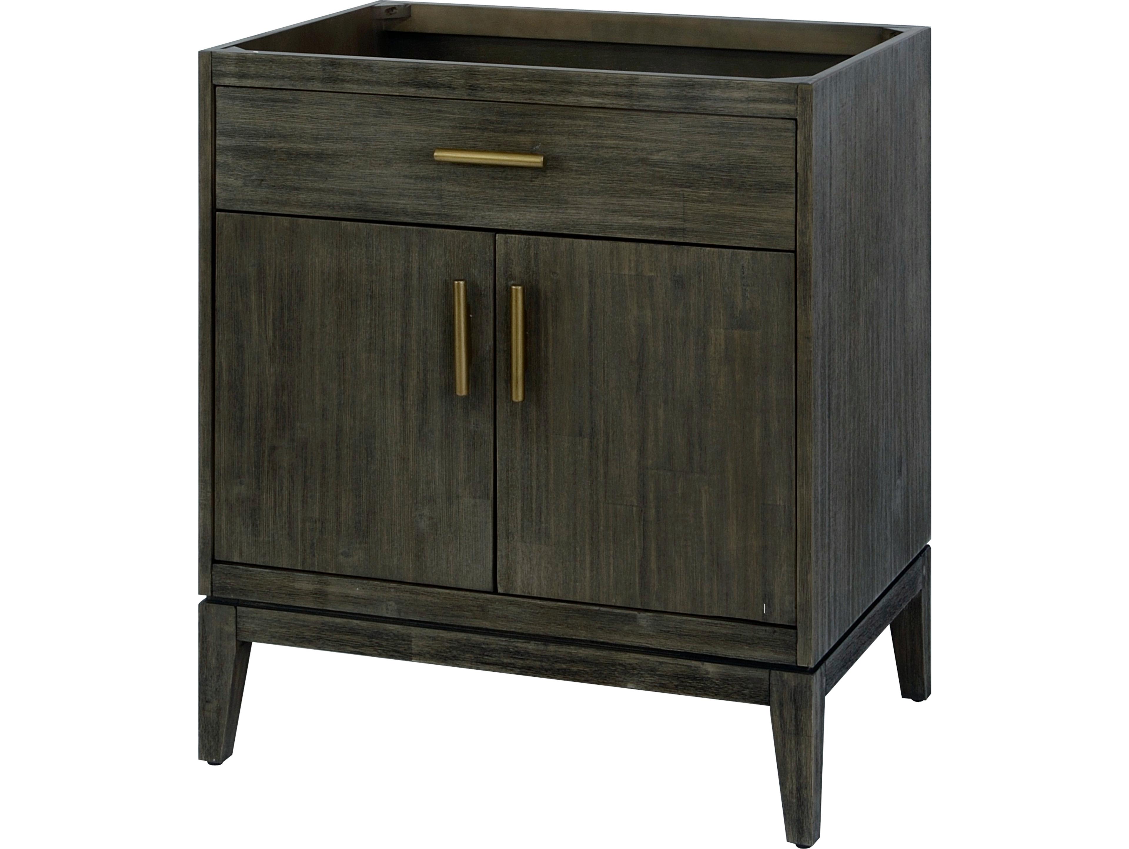 Le Bath Tyler 30'' Dark Pearl Vanity Base