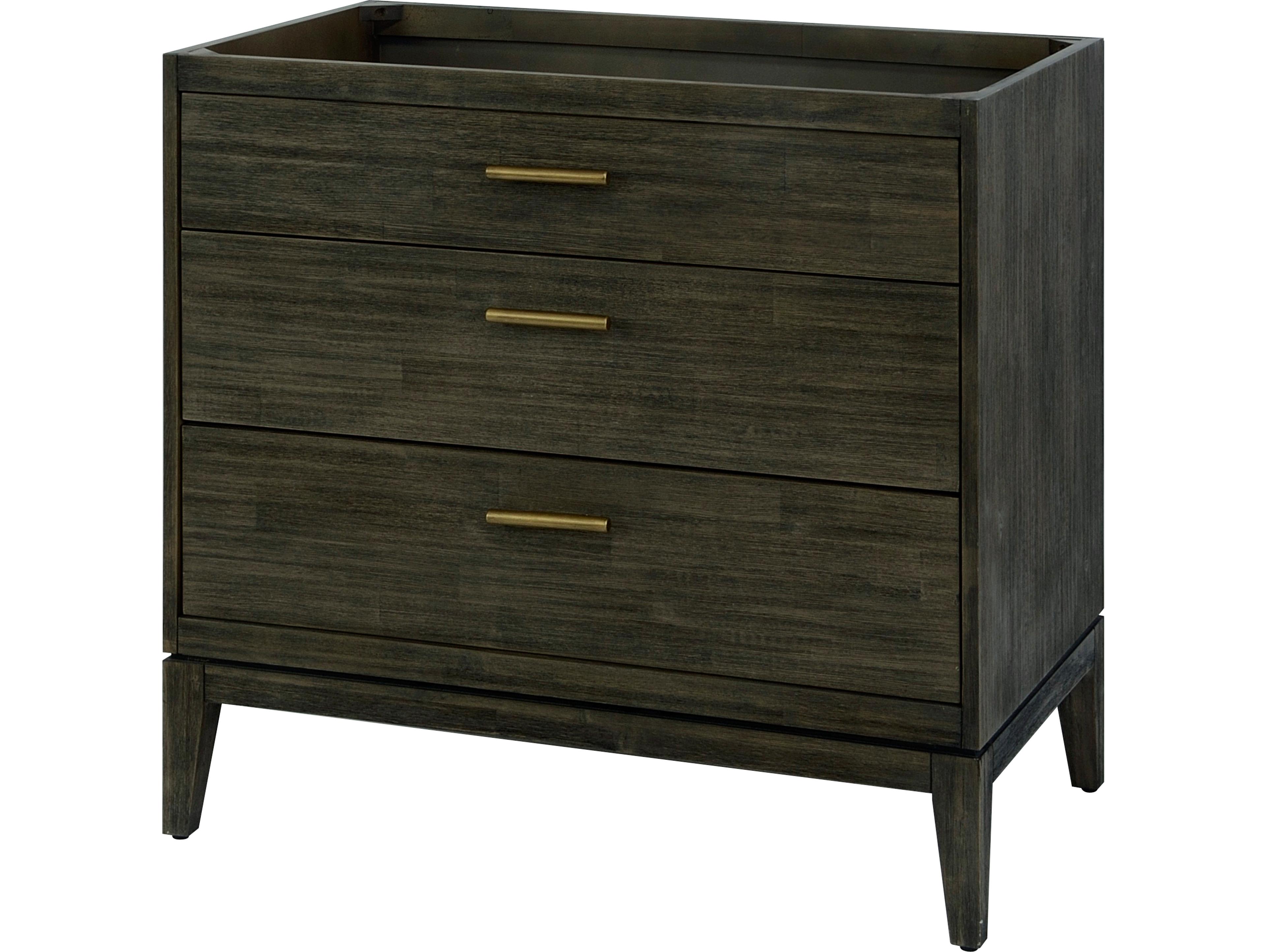 Le Bath Tyler 36'' Dark Pearl Vanity Base