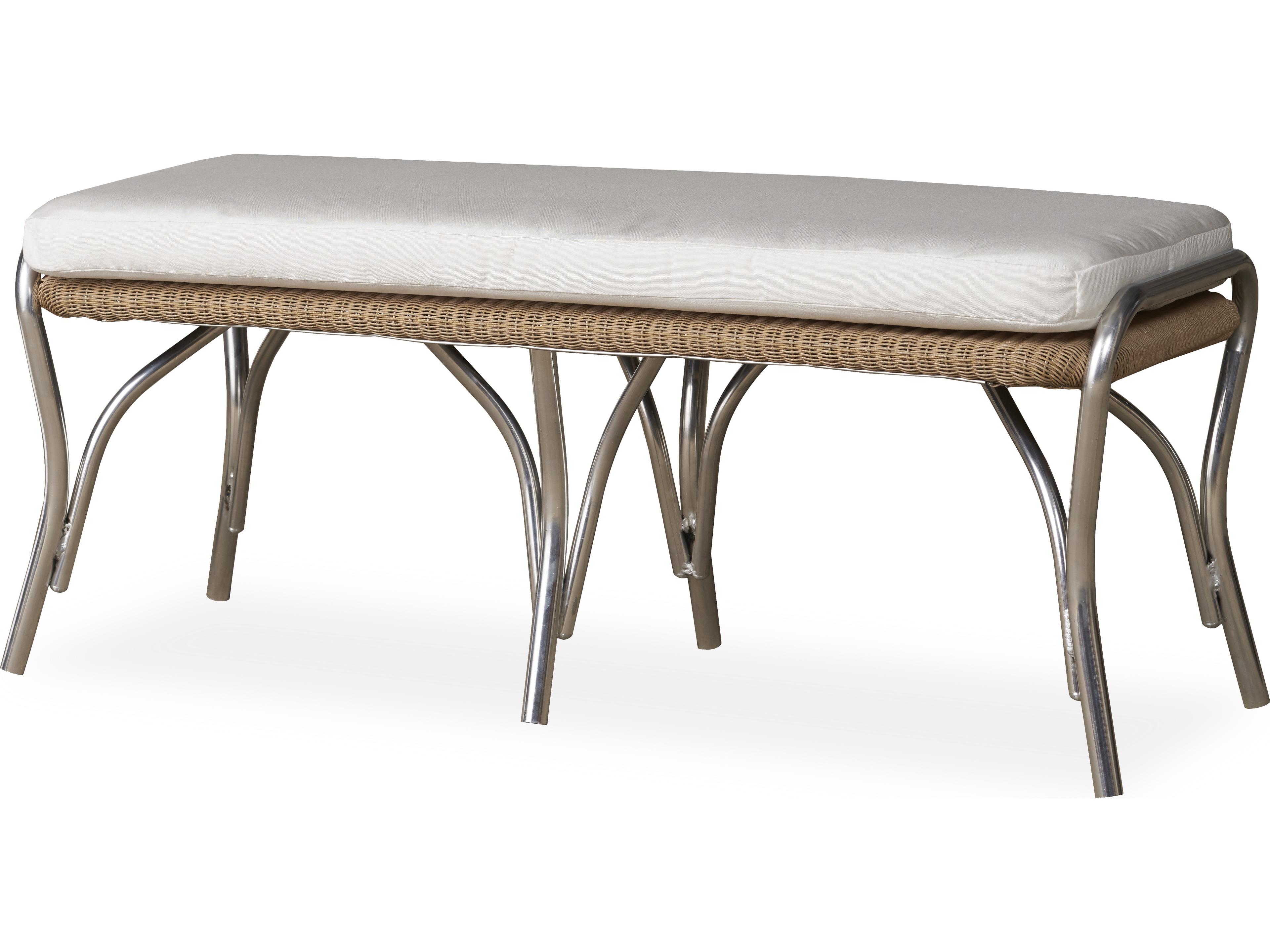 Lloyd Flanders All Seasons Wicker Large Outdoor Ottoman