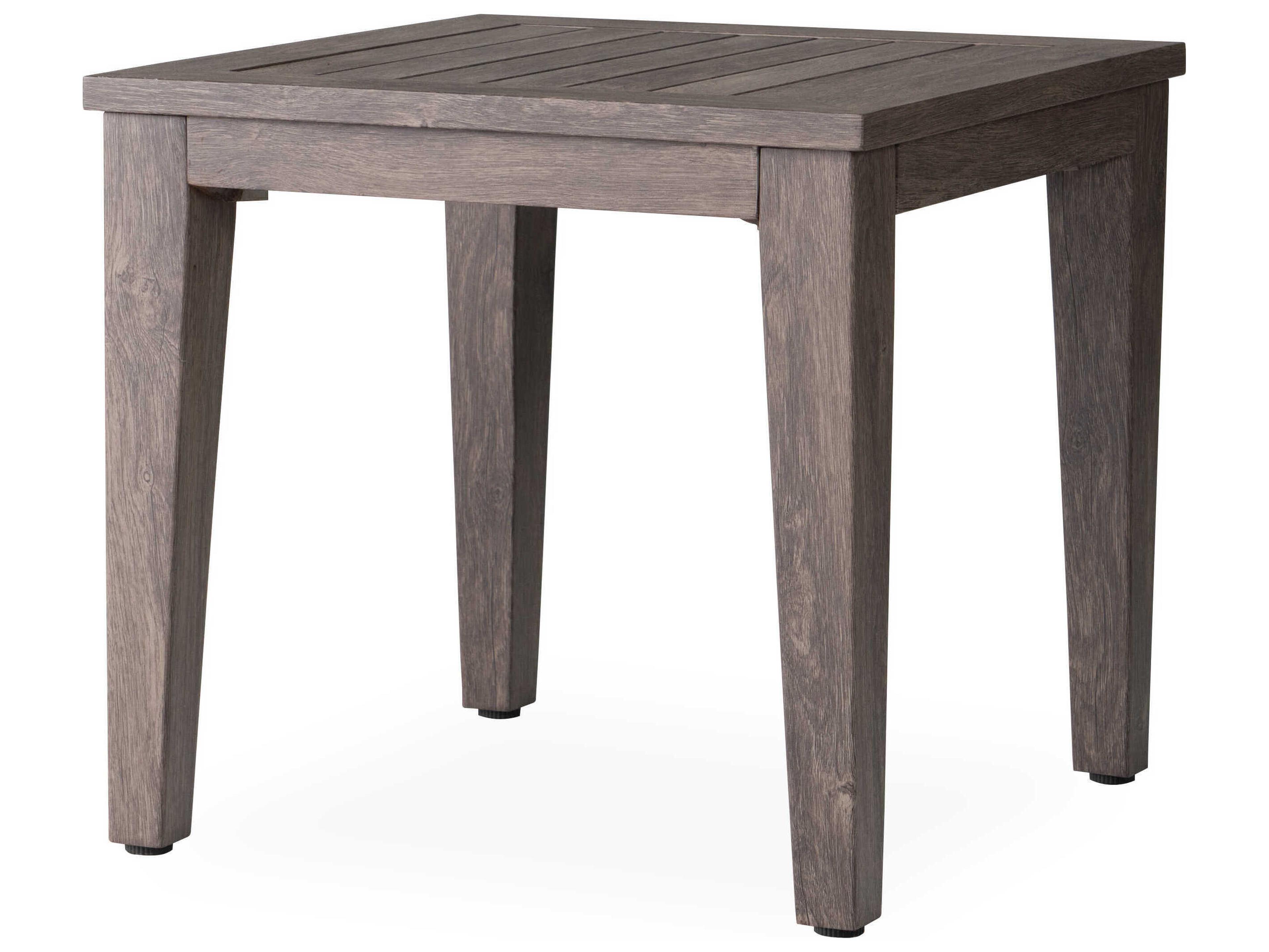 Lloyd Flanders Frontier Aluminum Square Patio End Table