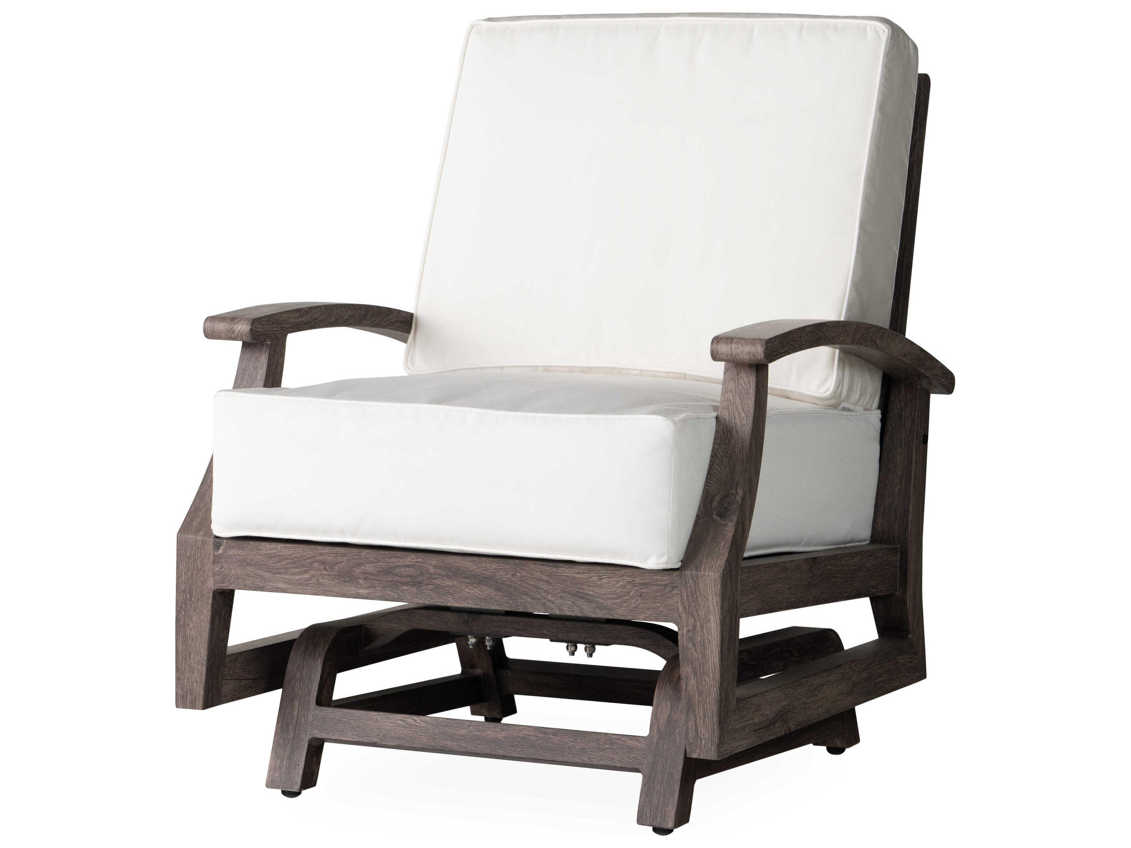 Lloyd Flanders Frontier Aluminum Spring Rocker Outdoor Lounge Chair