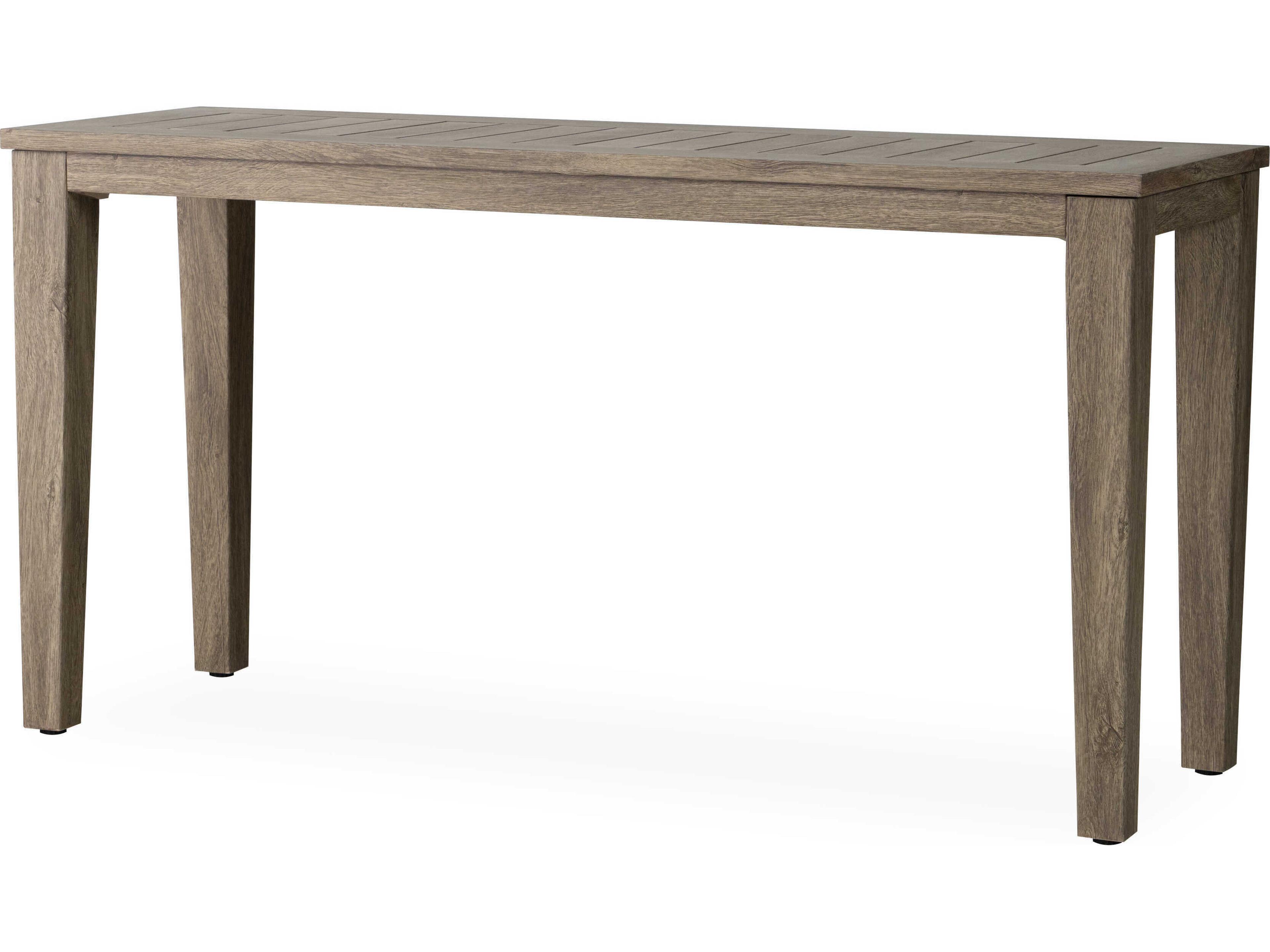 Lloyd Flanders Frontier Aluminum Rectangular Patio Console Table