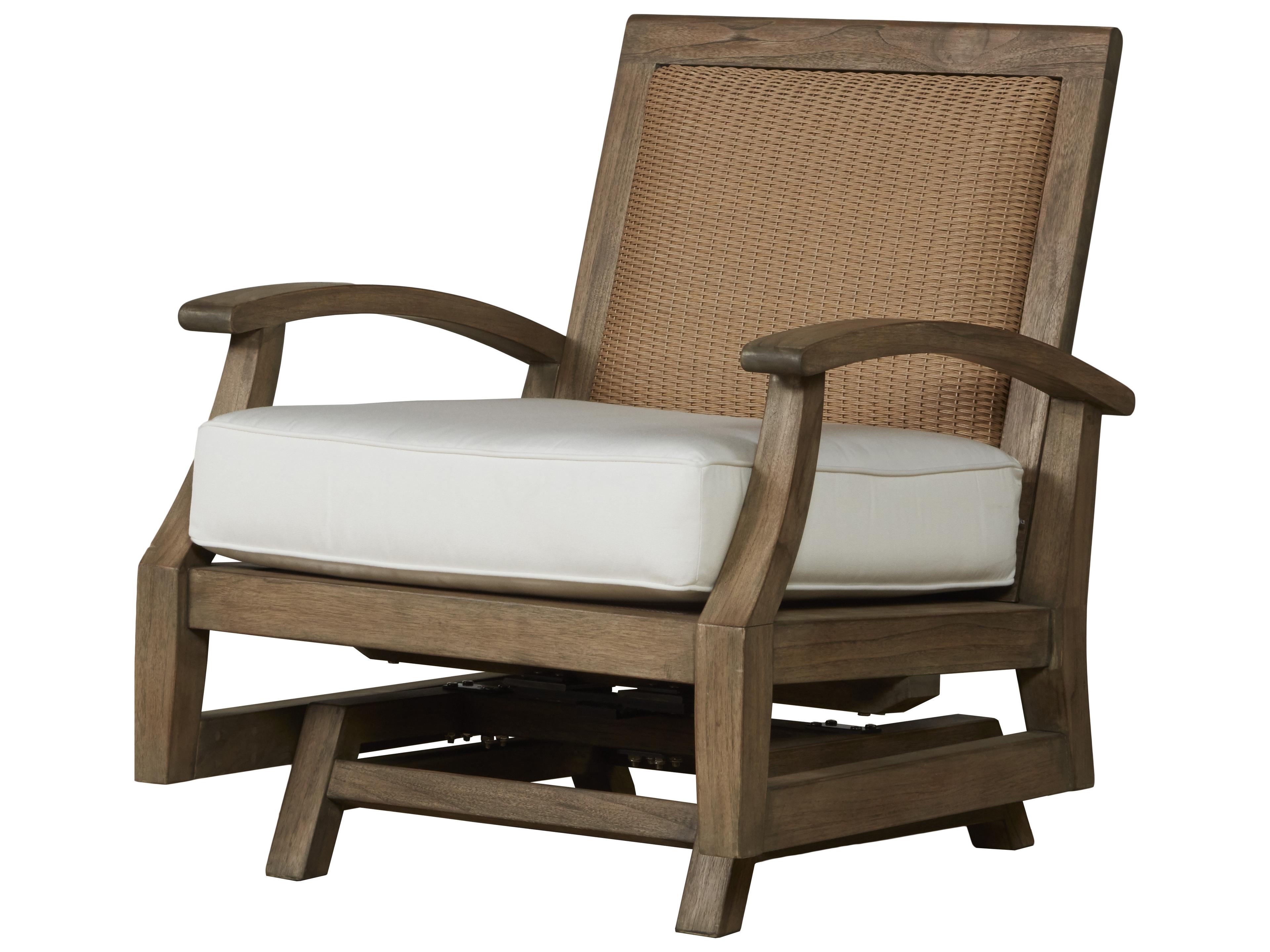 Lloyd Flanders Wildwood Teak Cushion Outdoor Patio Lounge Chair