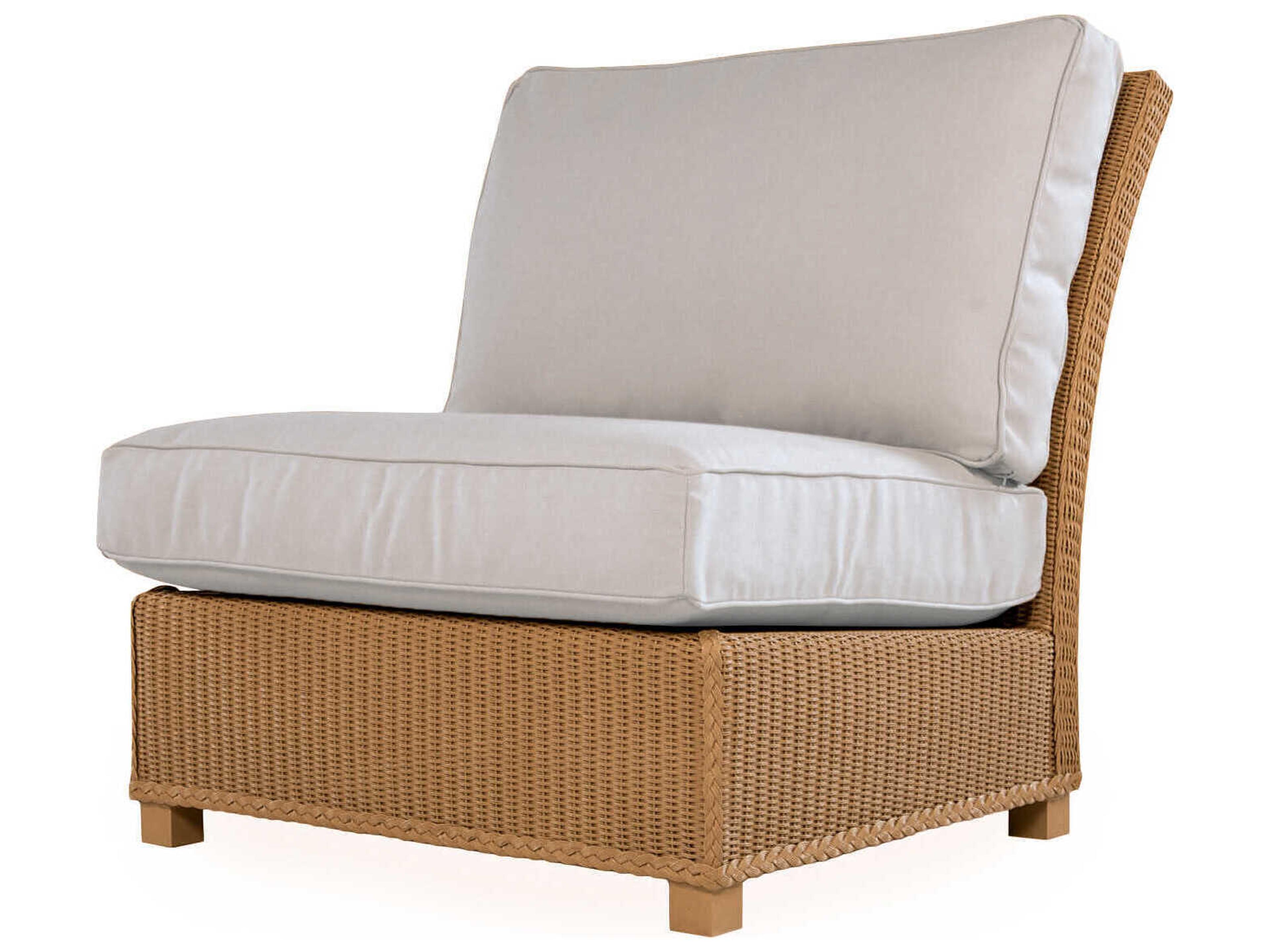 Hamptons Wicker Patio Lounge Chair