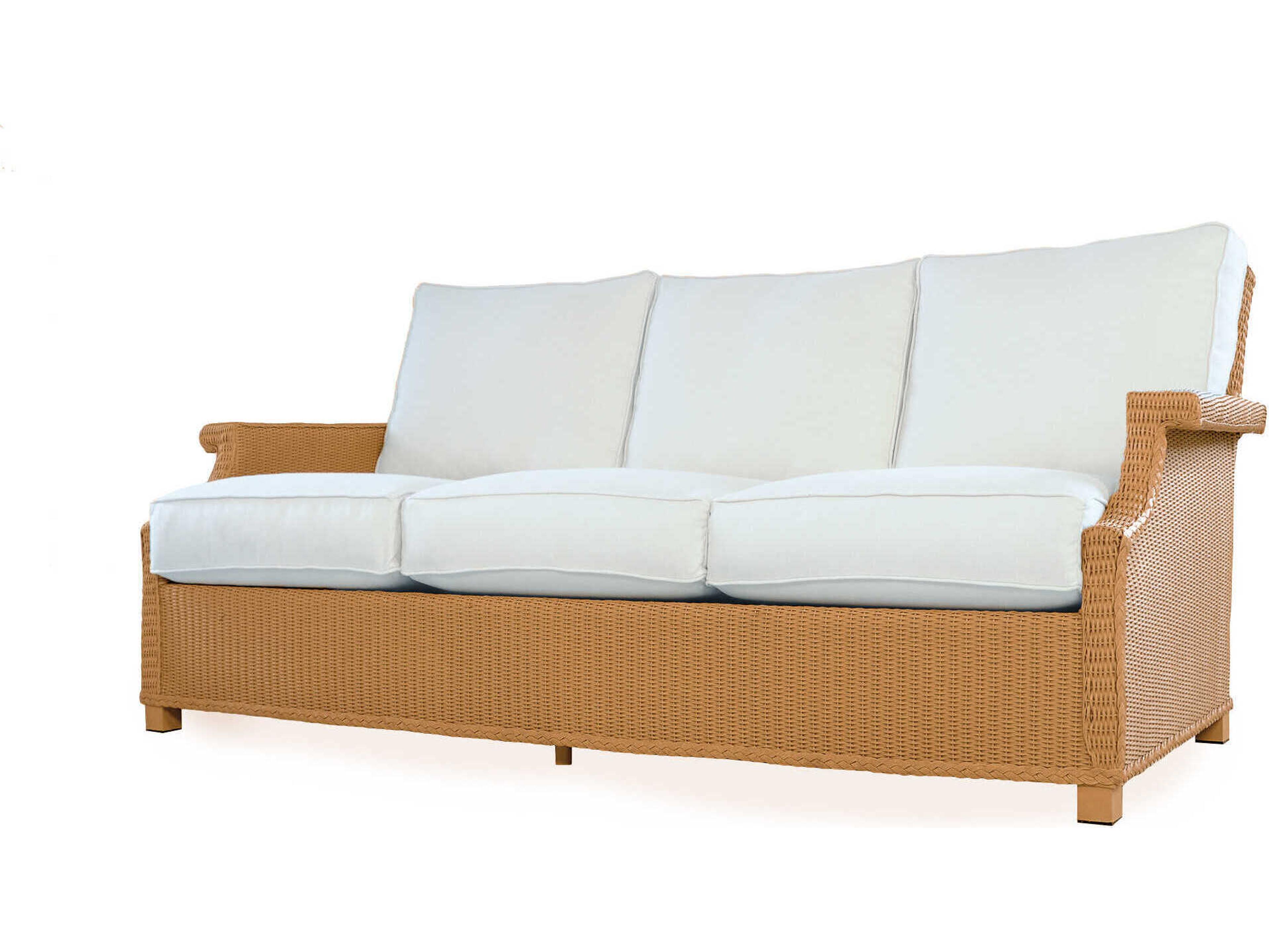 Lloyd Flanders Hamptons Wicker Outdoor Sofa