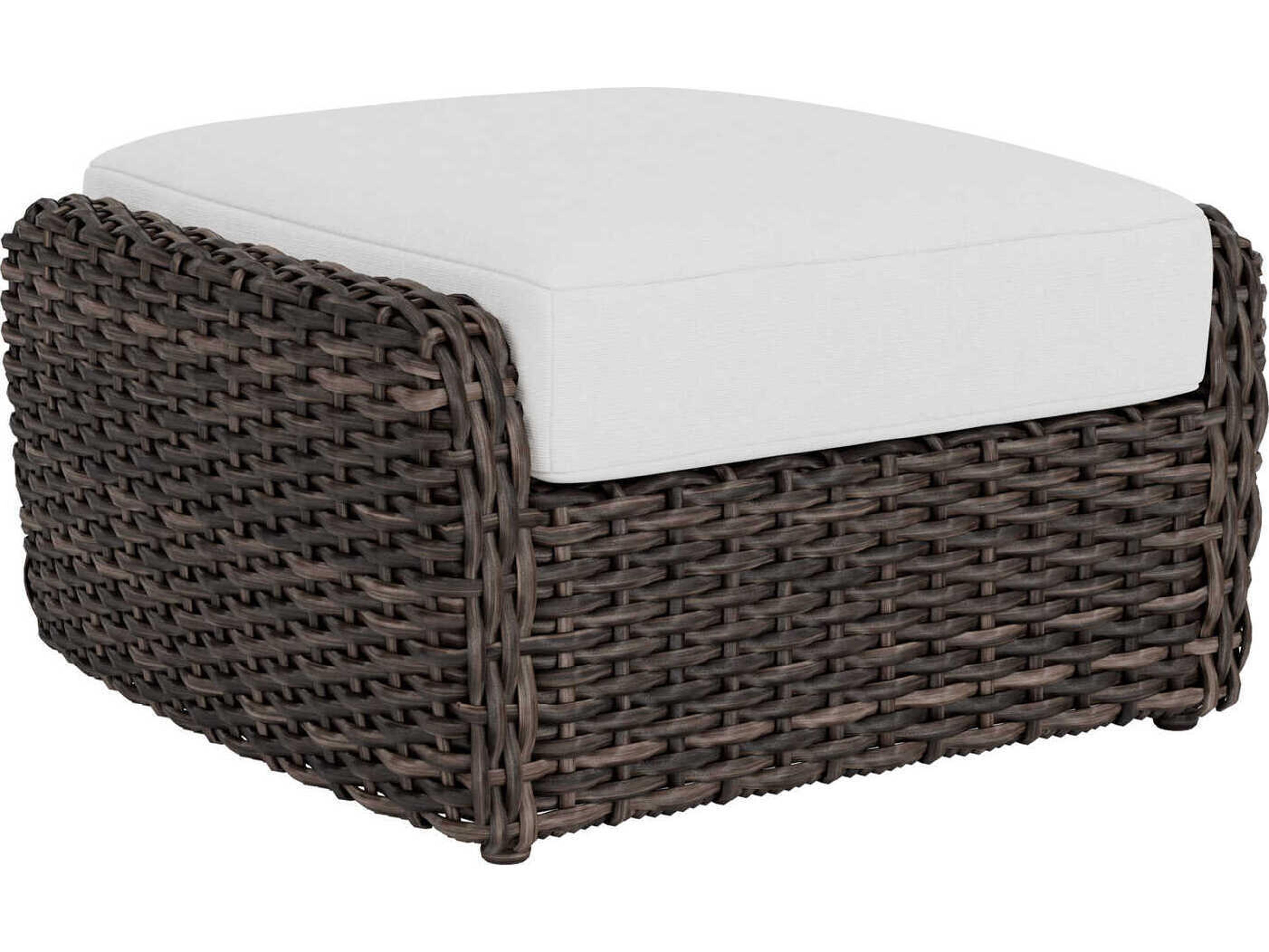 Lloyd Flanders Largo Wicker Outdoor Patio Ottoman