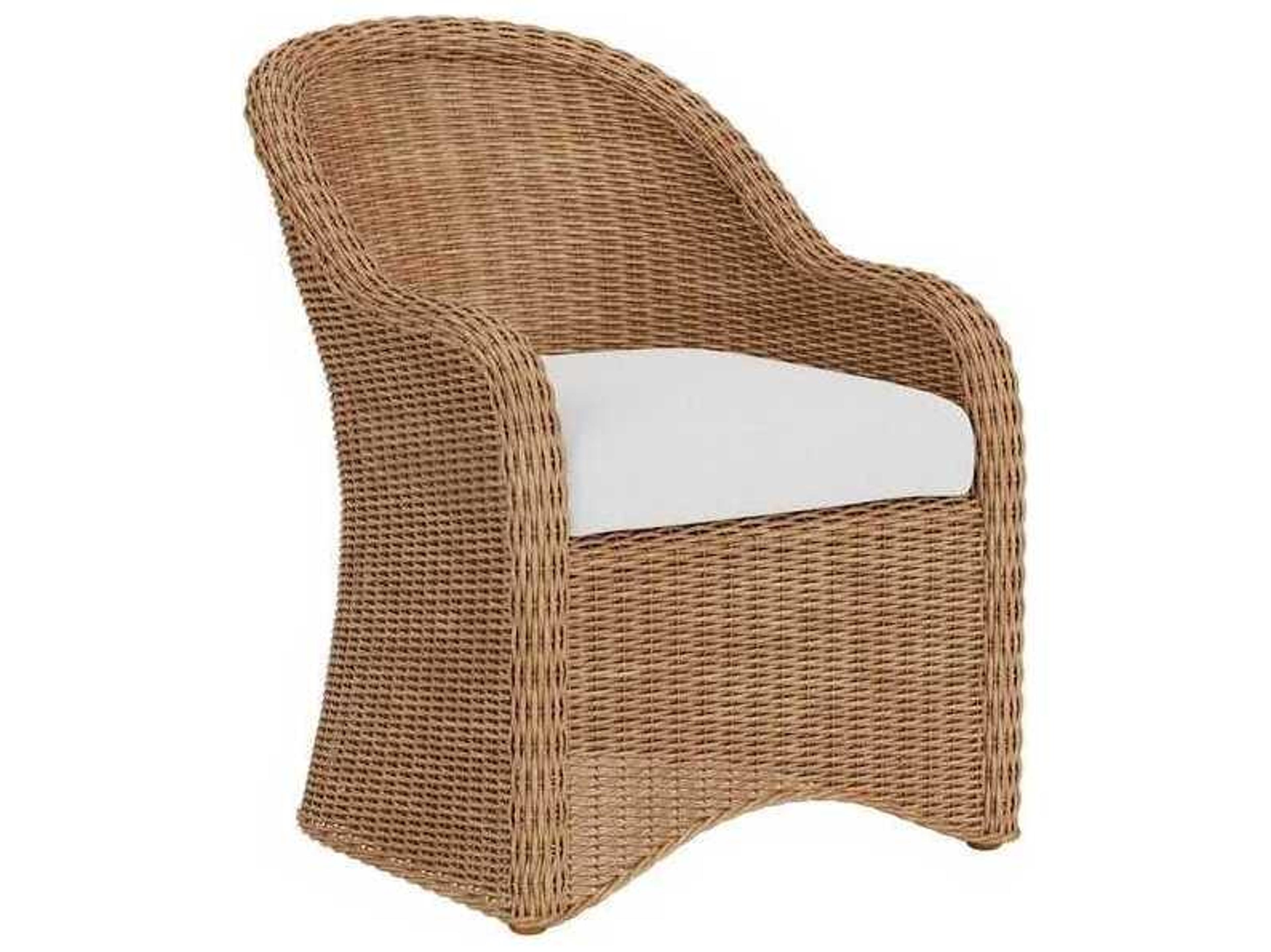 Lloyd Flanders Tobago Wicker Patio Dining Arm Chair