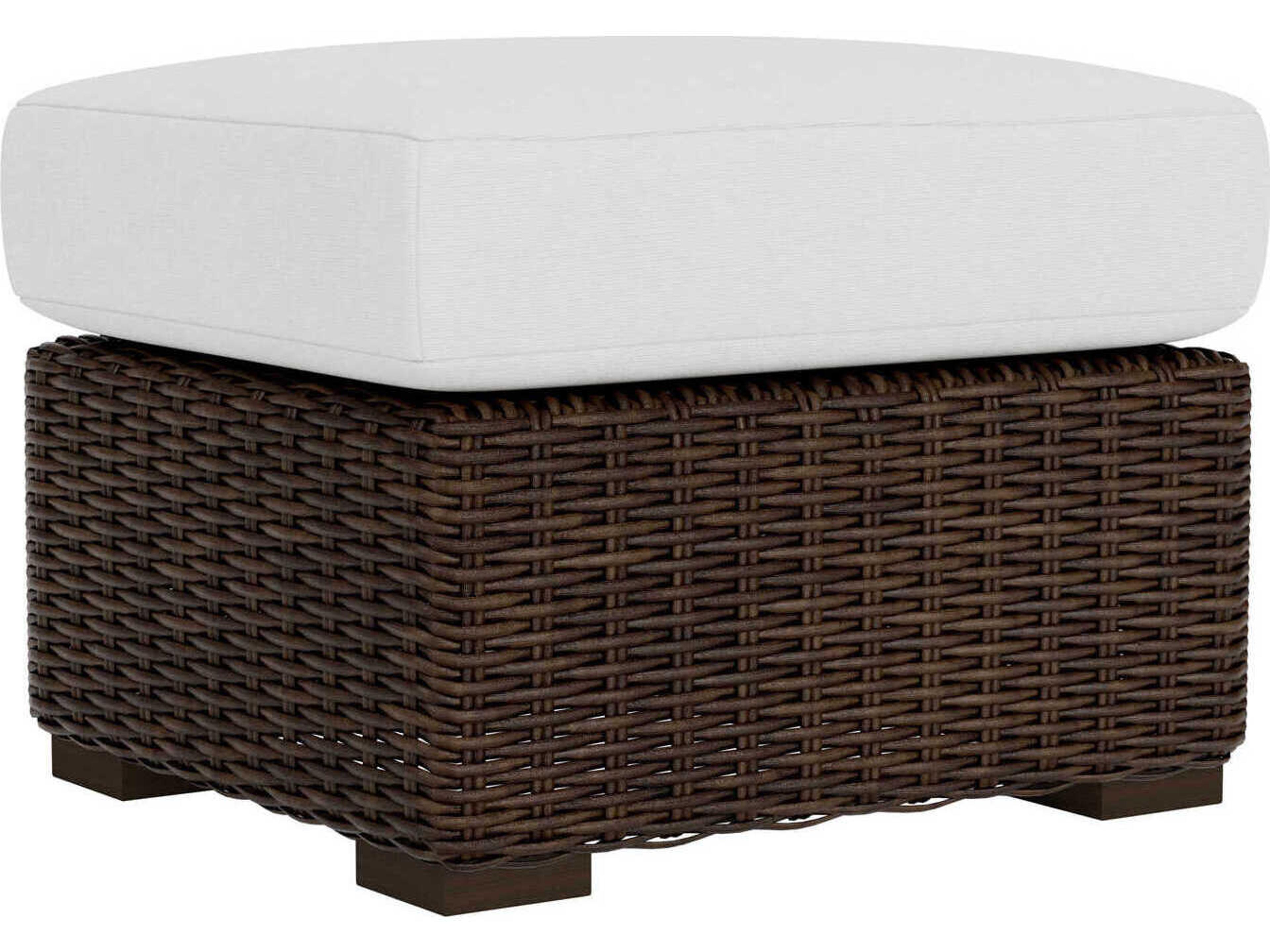 Lloyd Flanders Mesa Wicker Patio Ottoman