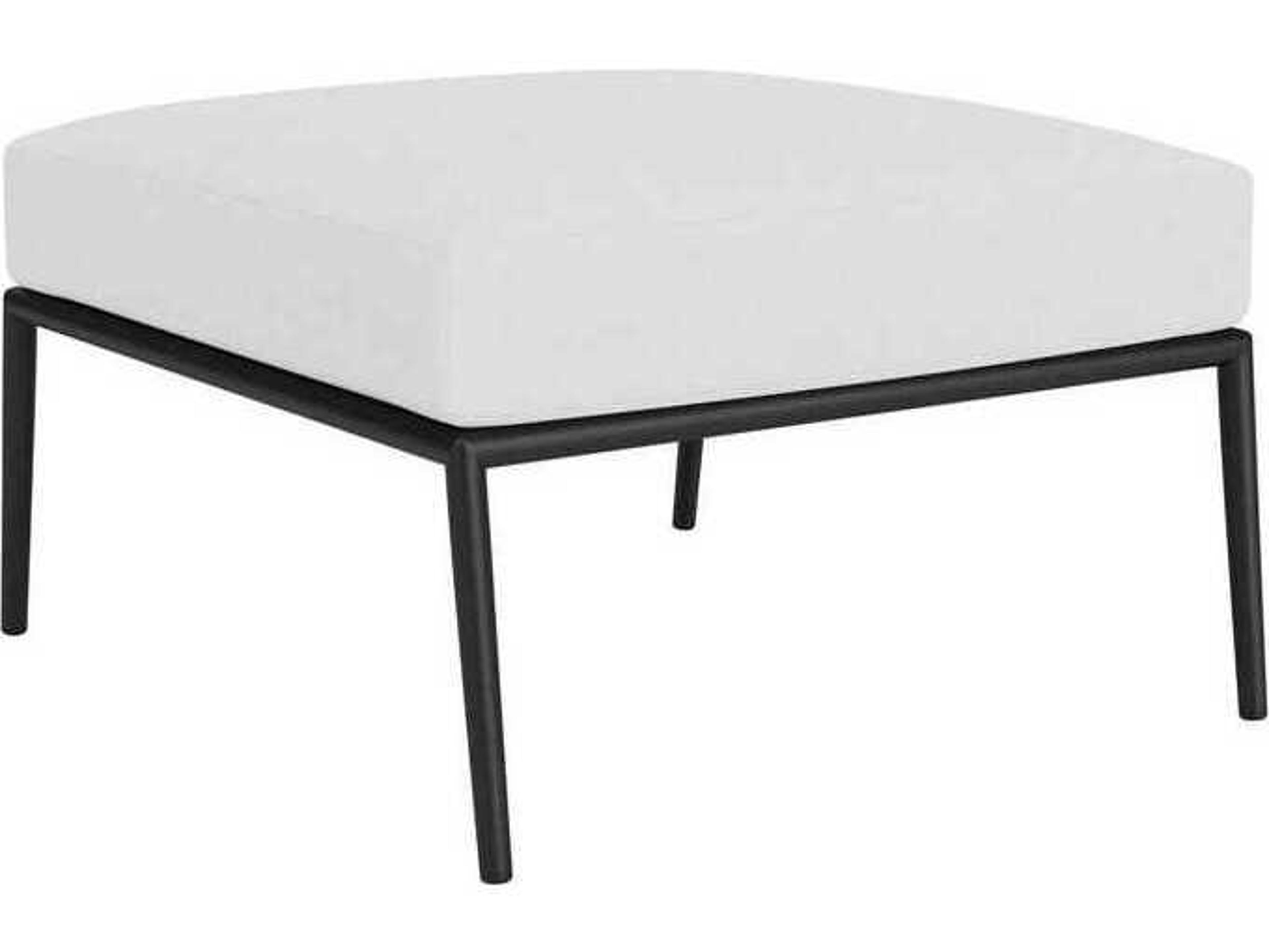 Lloyd Flanders Escape Aluminum Ottoman