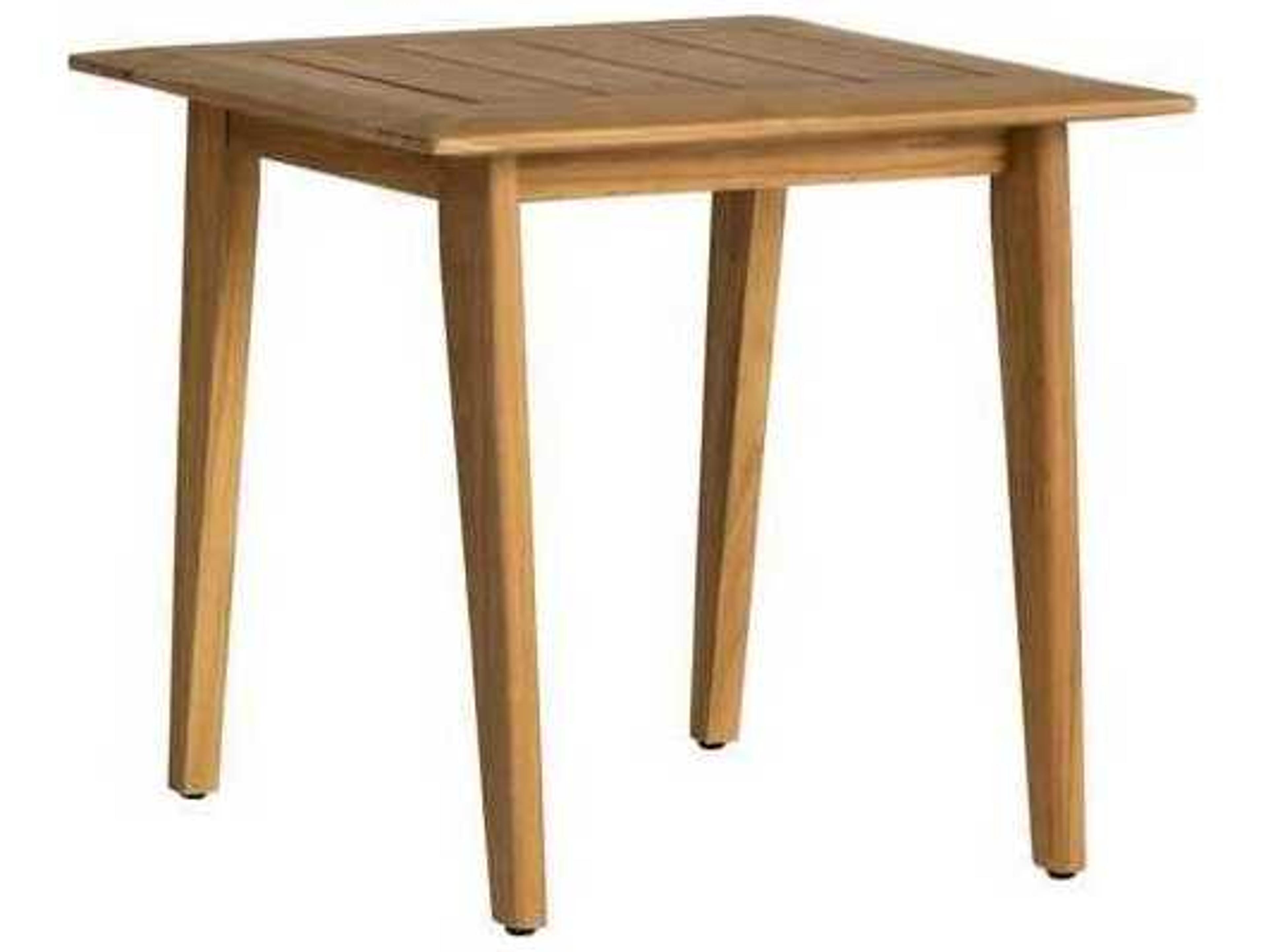 Lloyd Flanders Alpine Teak Square End Table