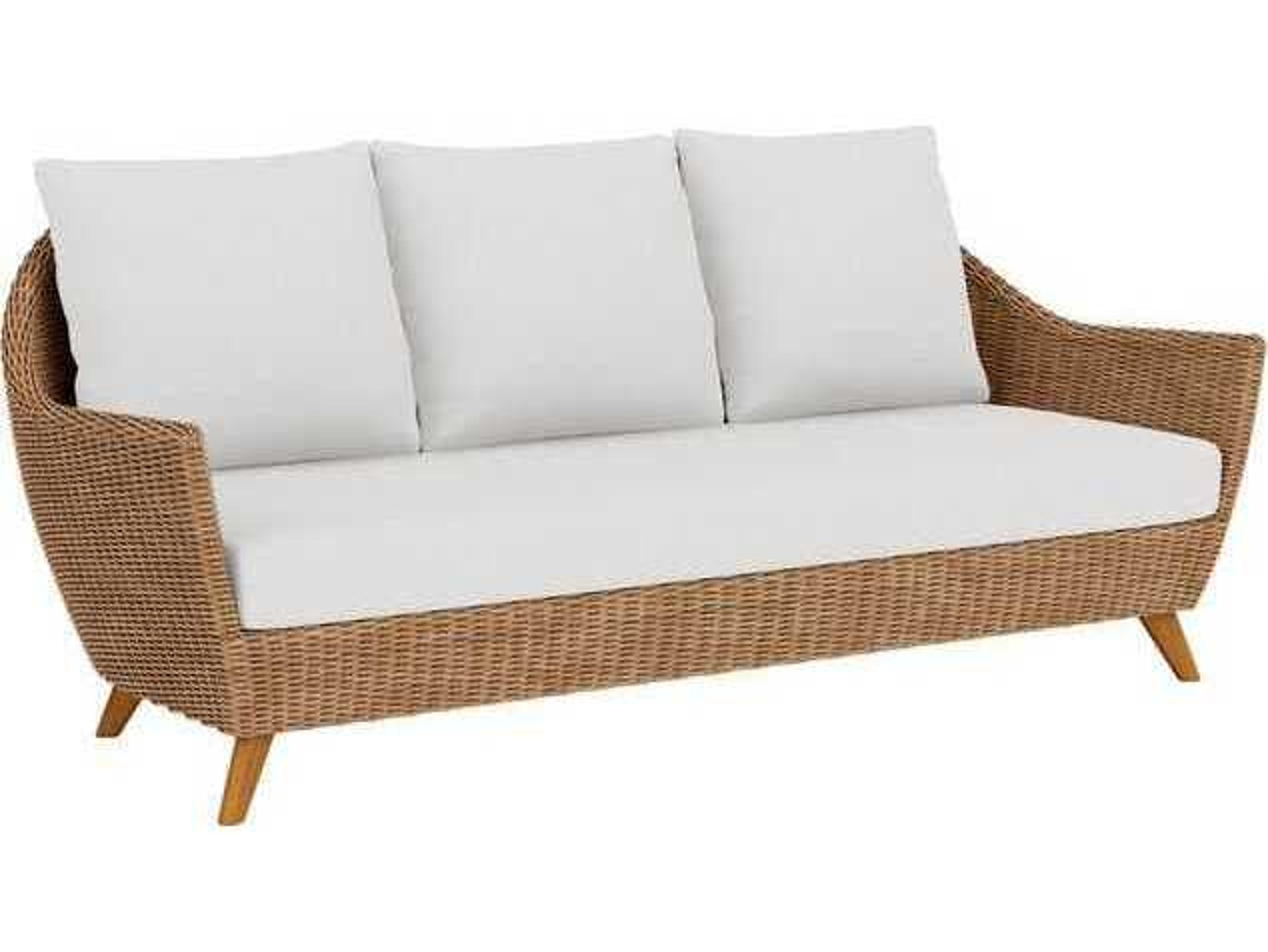 Lloyd Flanders Tobago Wicker Outdoor Patio Sofa
