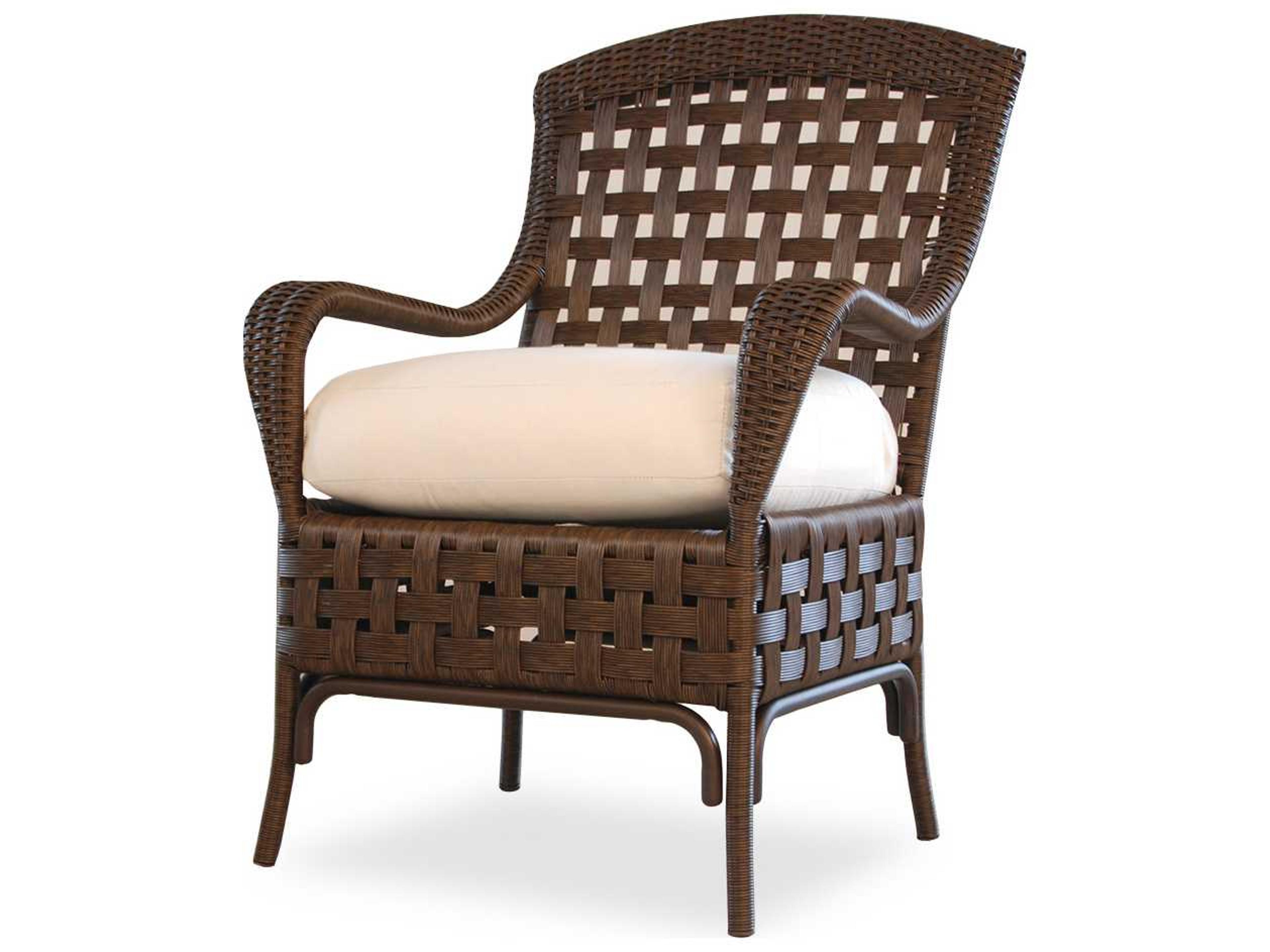 Lloyd Flanders Haven Wicker Outdoor Patio Dining Arm Chair