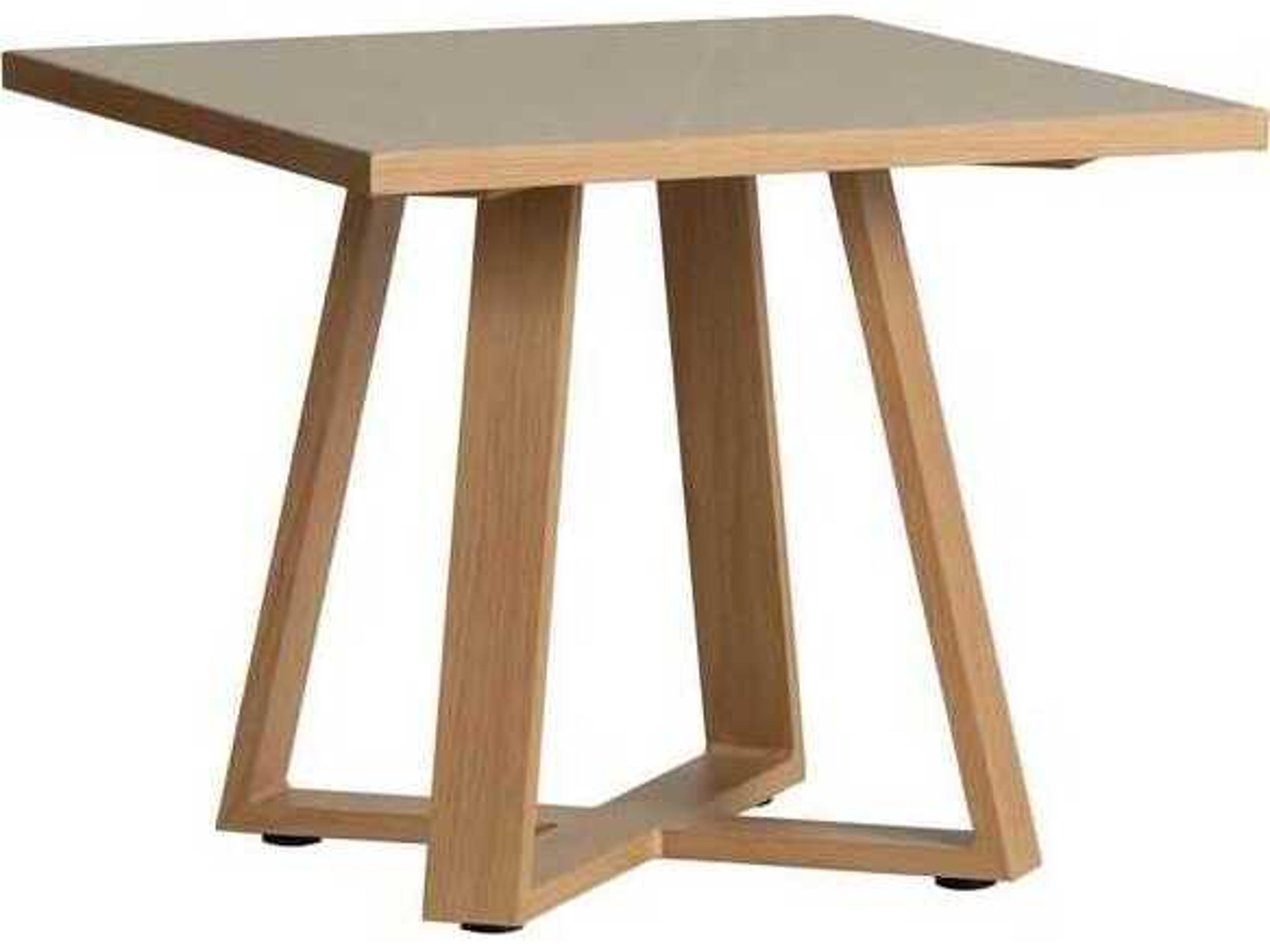 Lloyd Flanders Pursuit Aluminum Square End Table