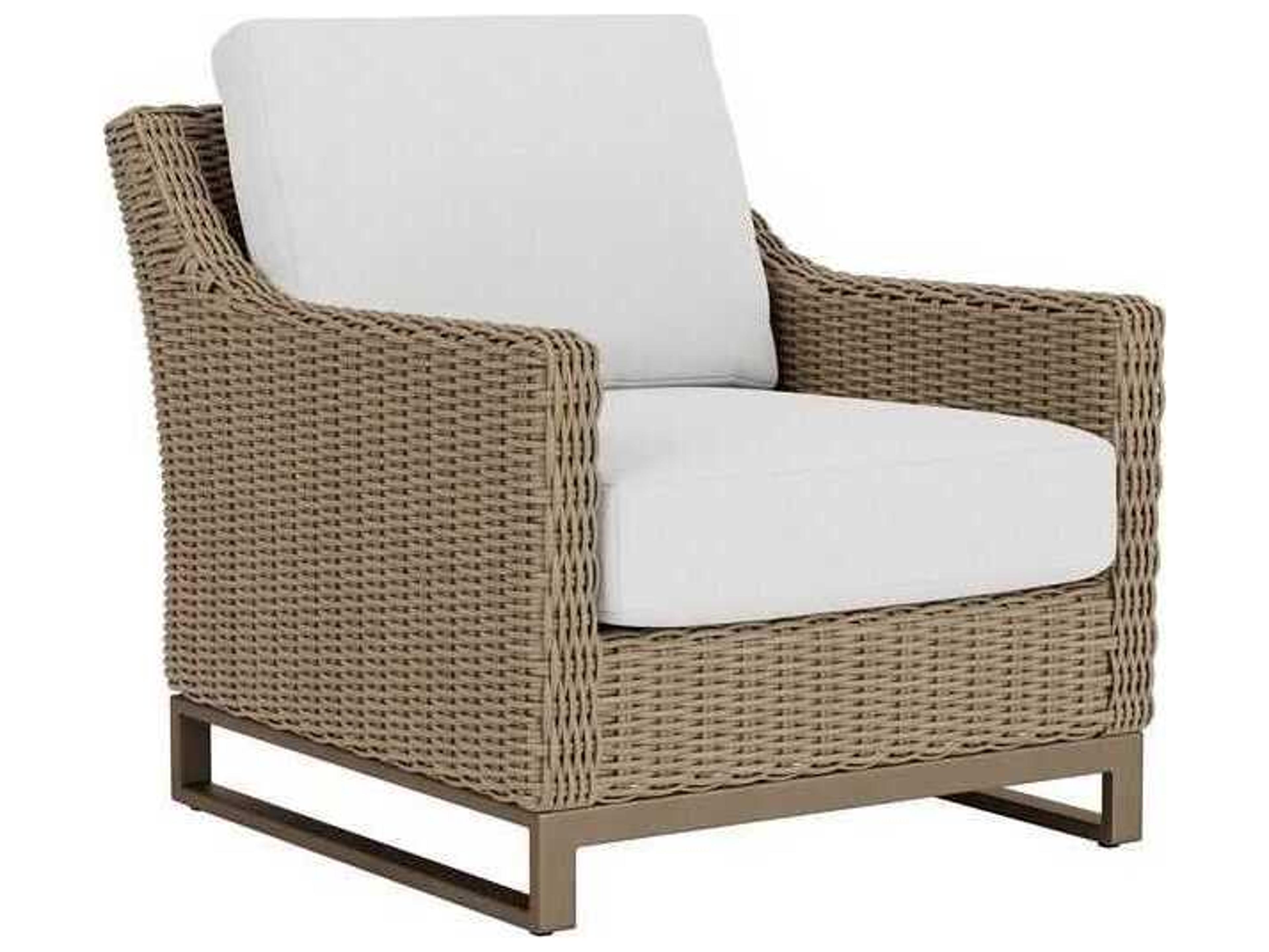Lloyd Flanders Milan Wicker Outdoor Lounge Chair