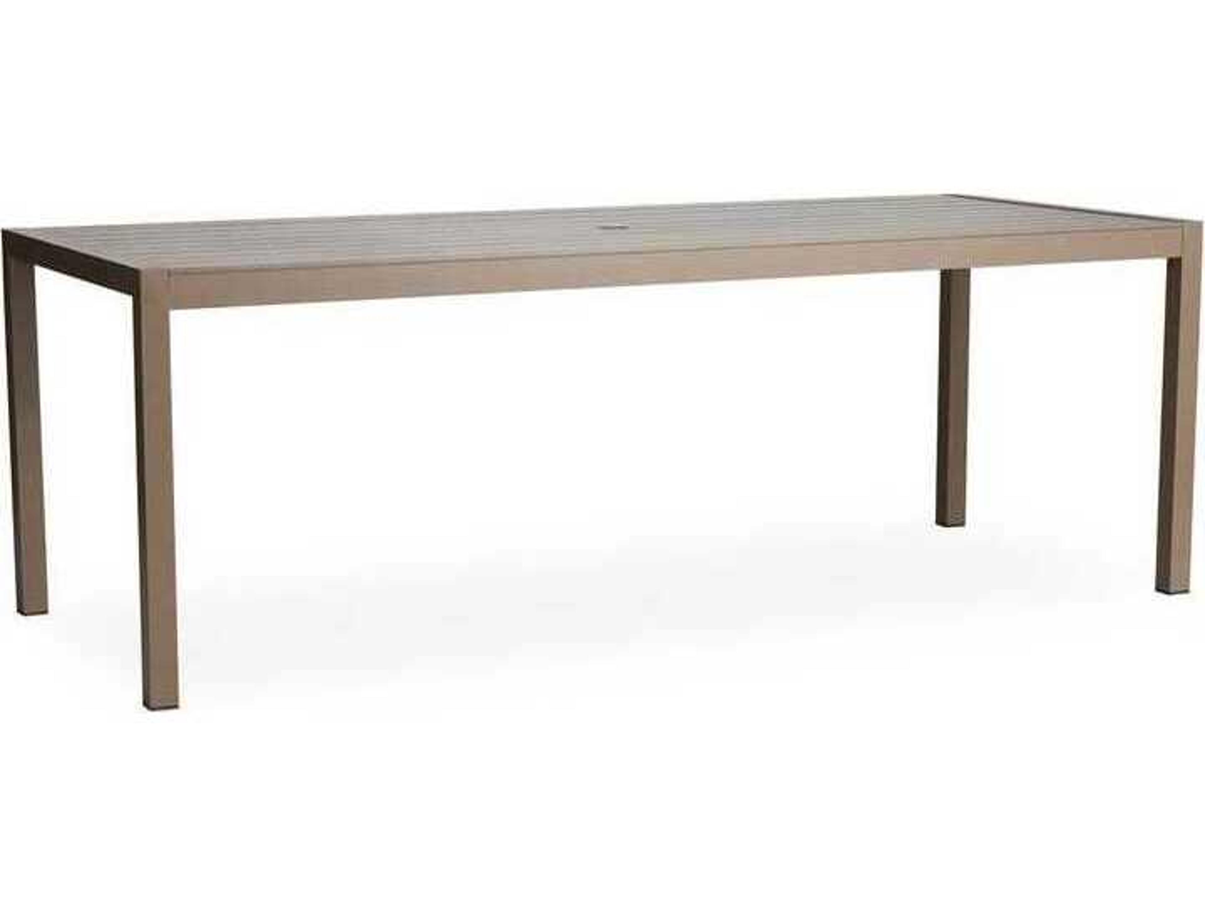 Lloyd Flanders Milan Aluminum Rectangular Patio Dining Table