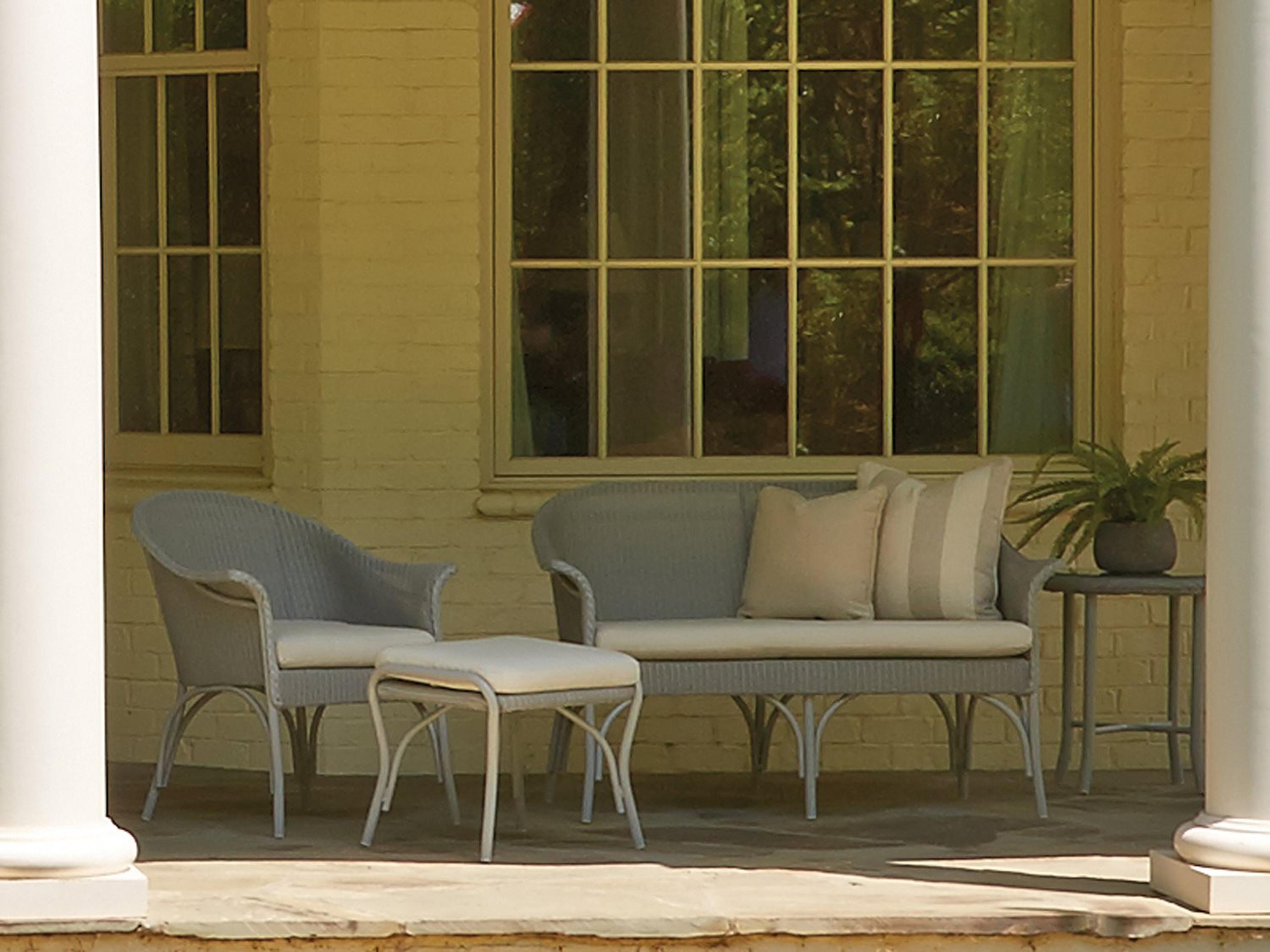 Lloyd Flanders All Seasons Wicker Outdoor Lounge Set