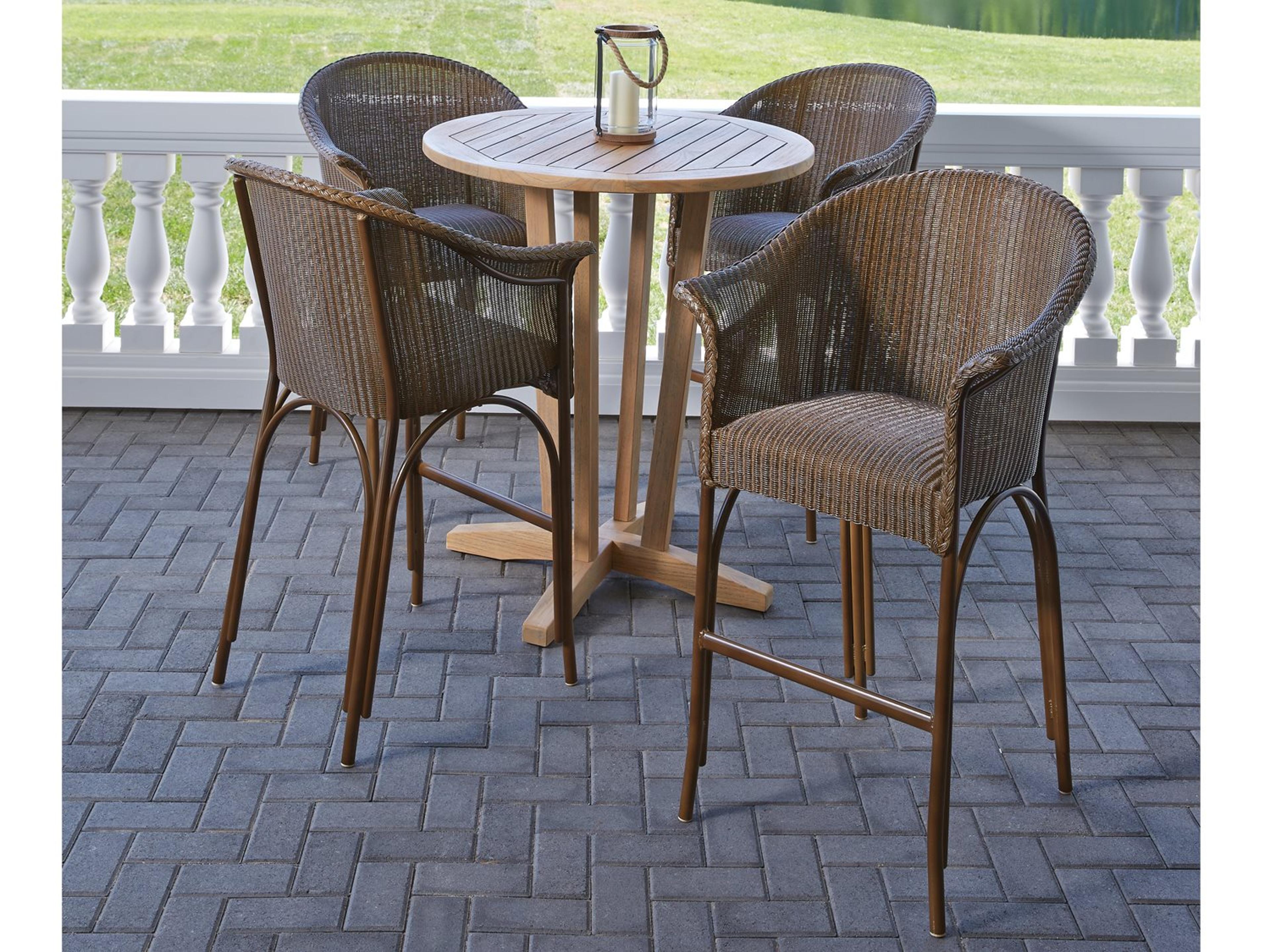 Lloyd Flanders All Seasons Wicker Bar Set