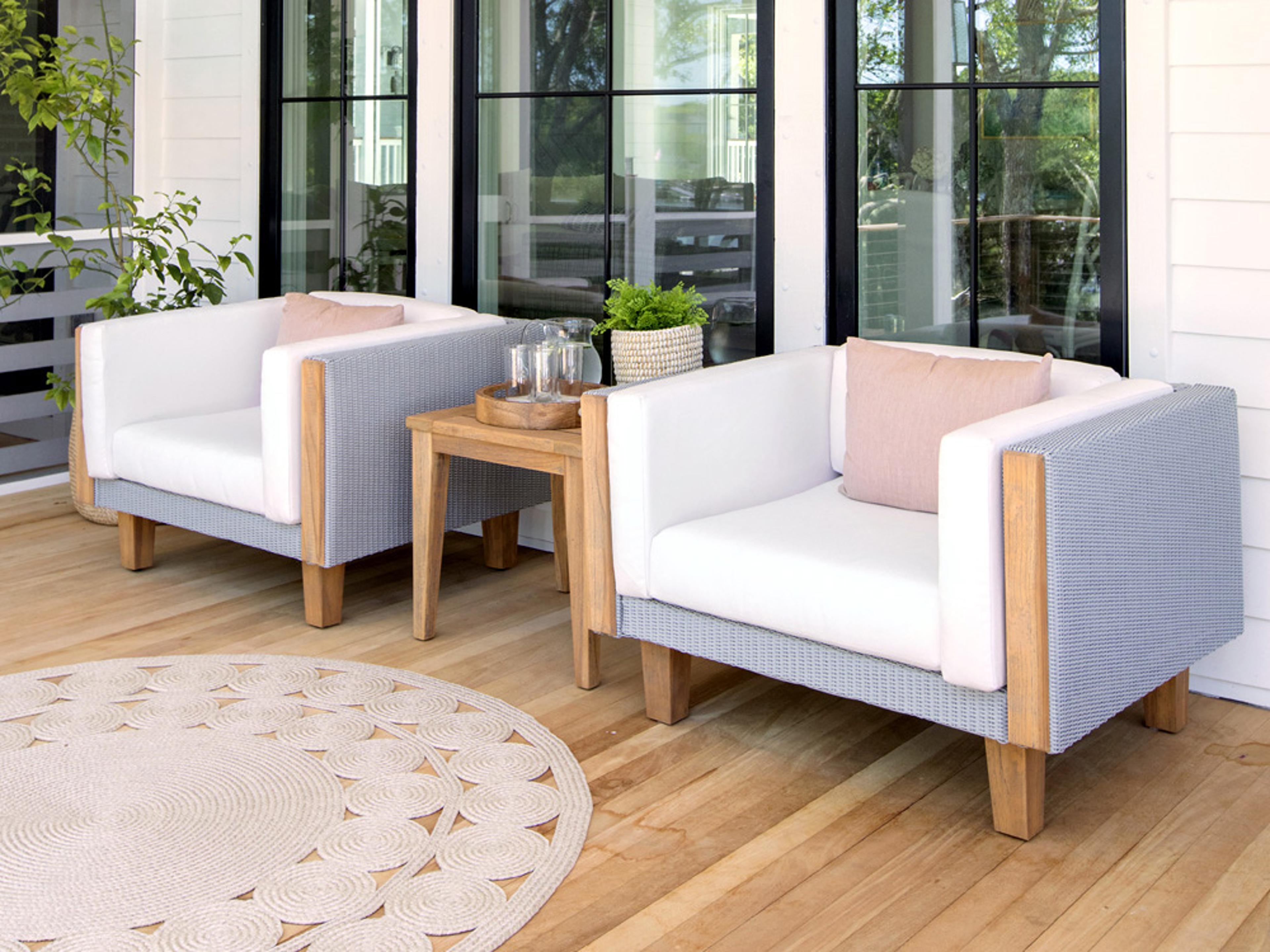 Lloyd Flanders Catalina Wicker Cushion Patio Lounge Set