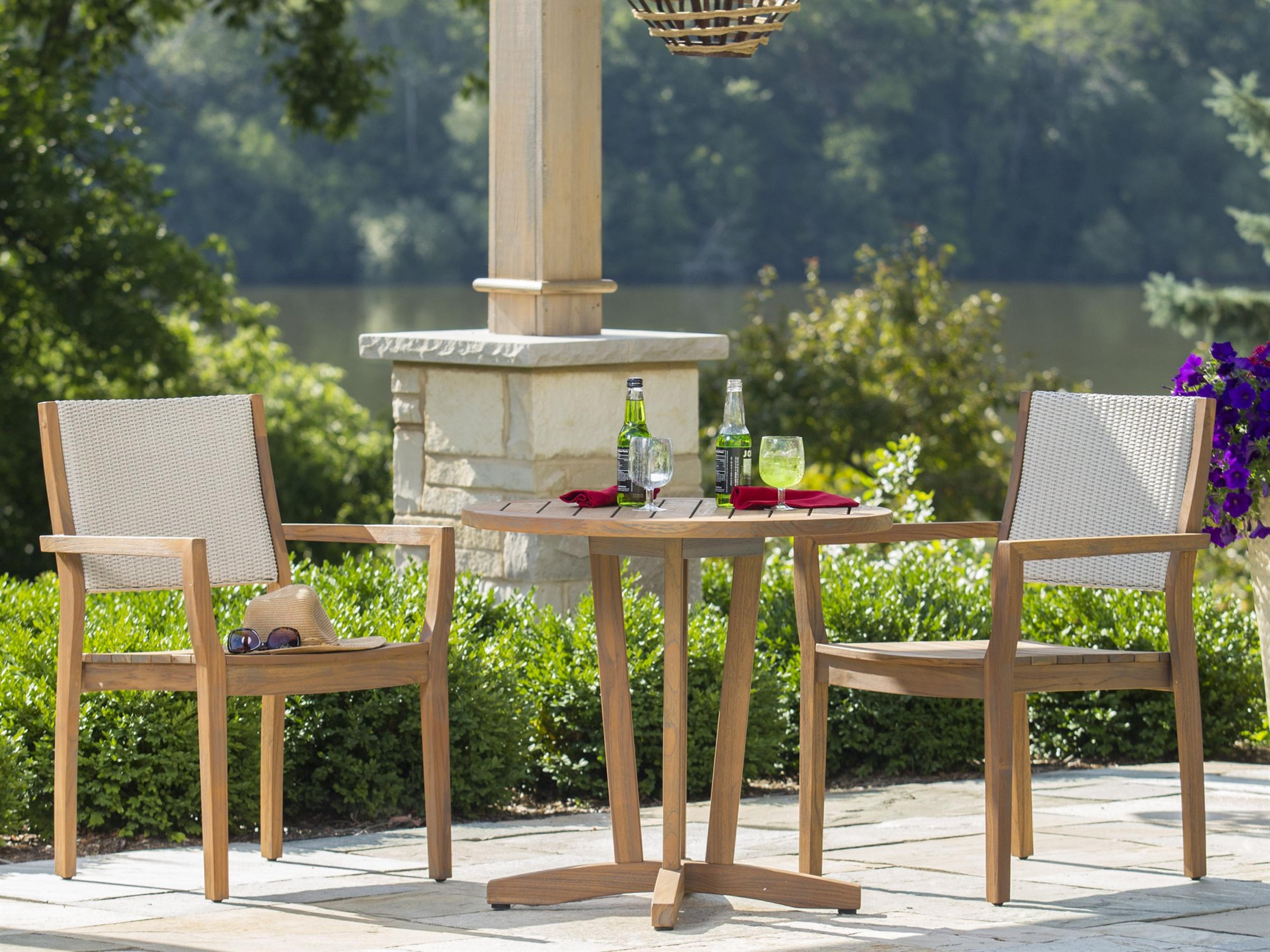Lloyd Flanders Dining & Accessories Teak Outdoor Dining Set