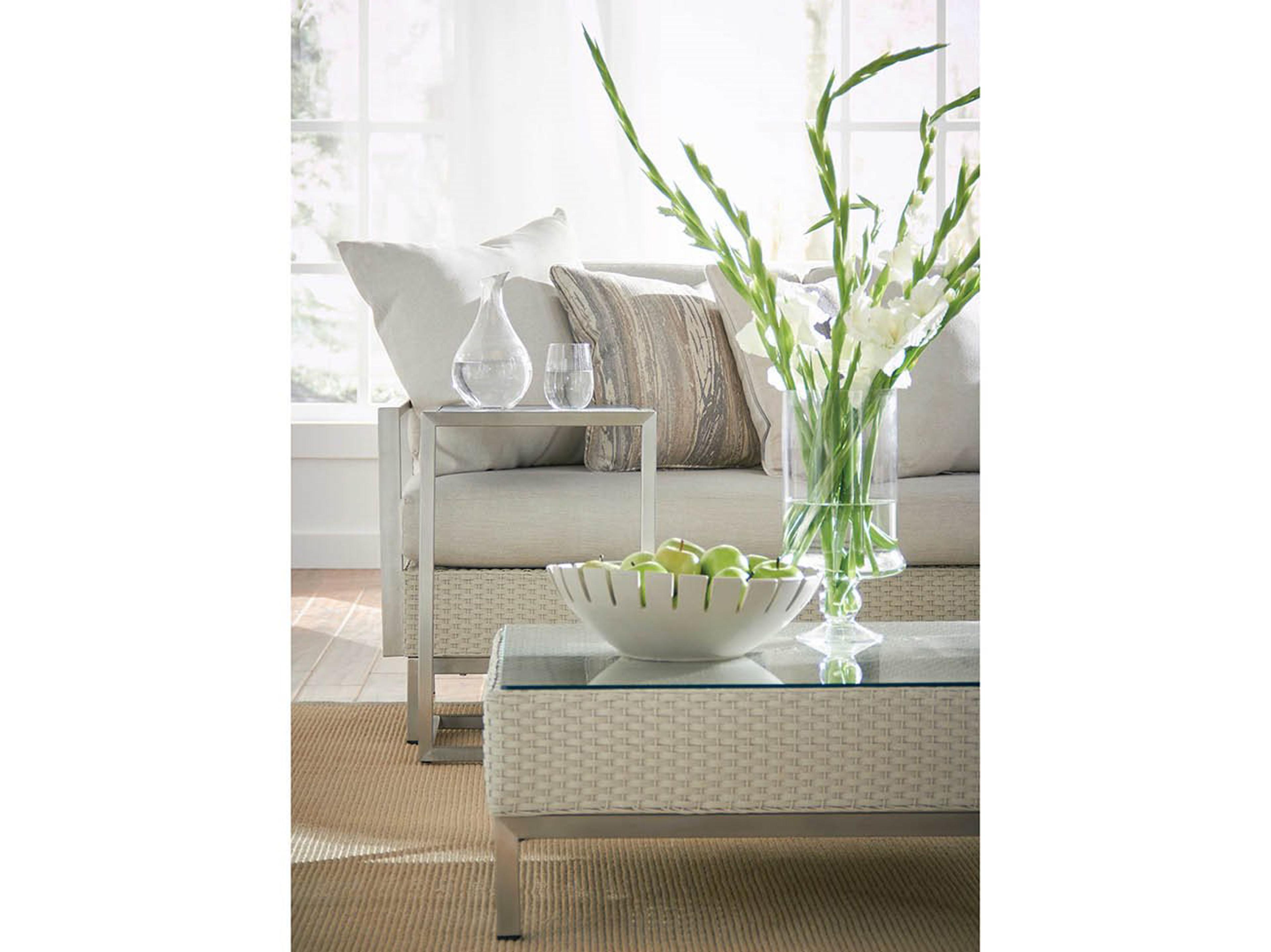 Lloyd Flanders Elements Steel Wicker Patio Lounge Set