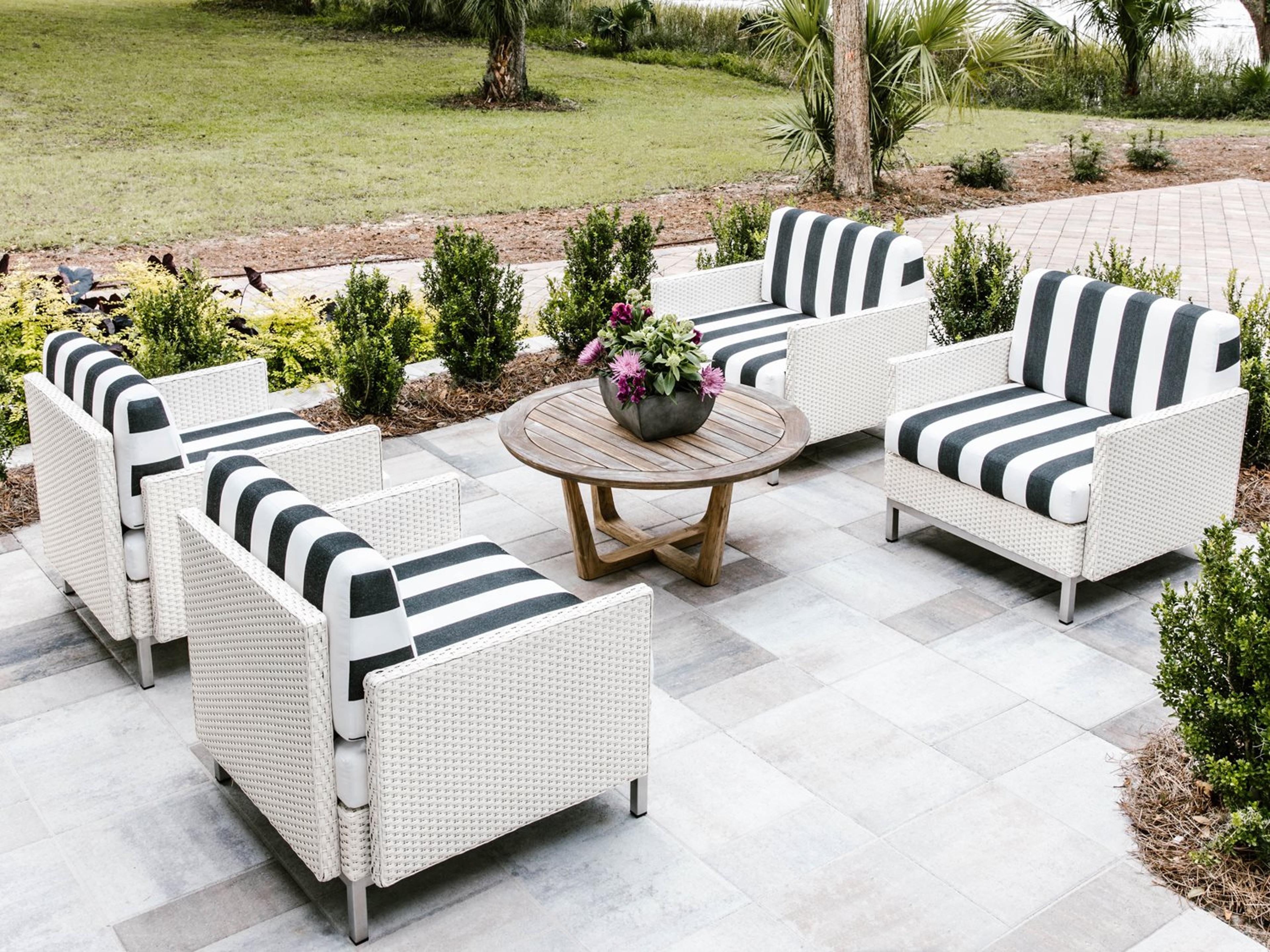 Lloyd Flanders Elements Wicker Patio Lounge Set