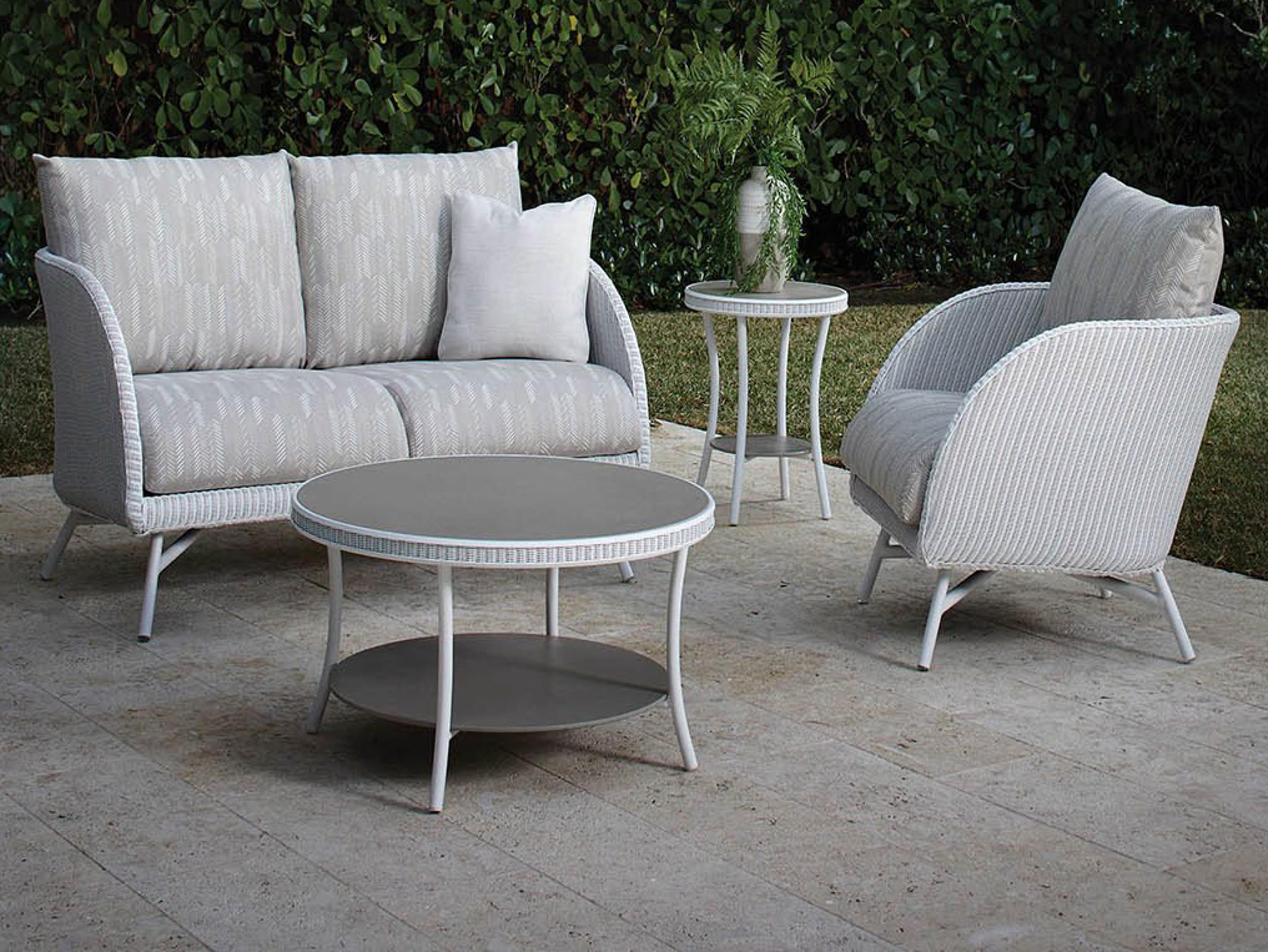 Lloyd Flanders Essence Wicker Patio Lounge Set