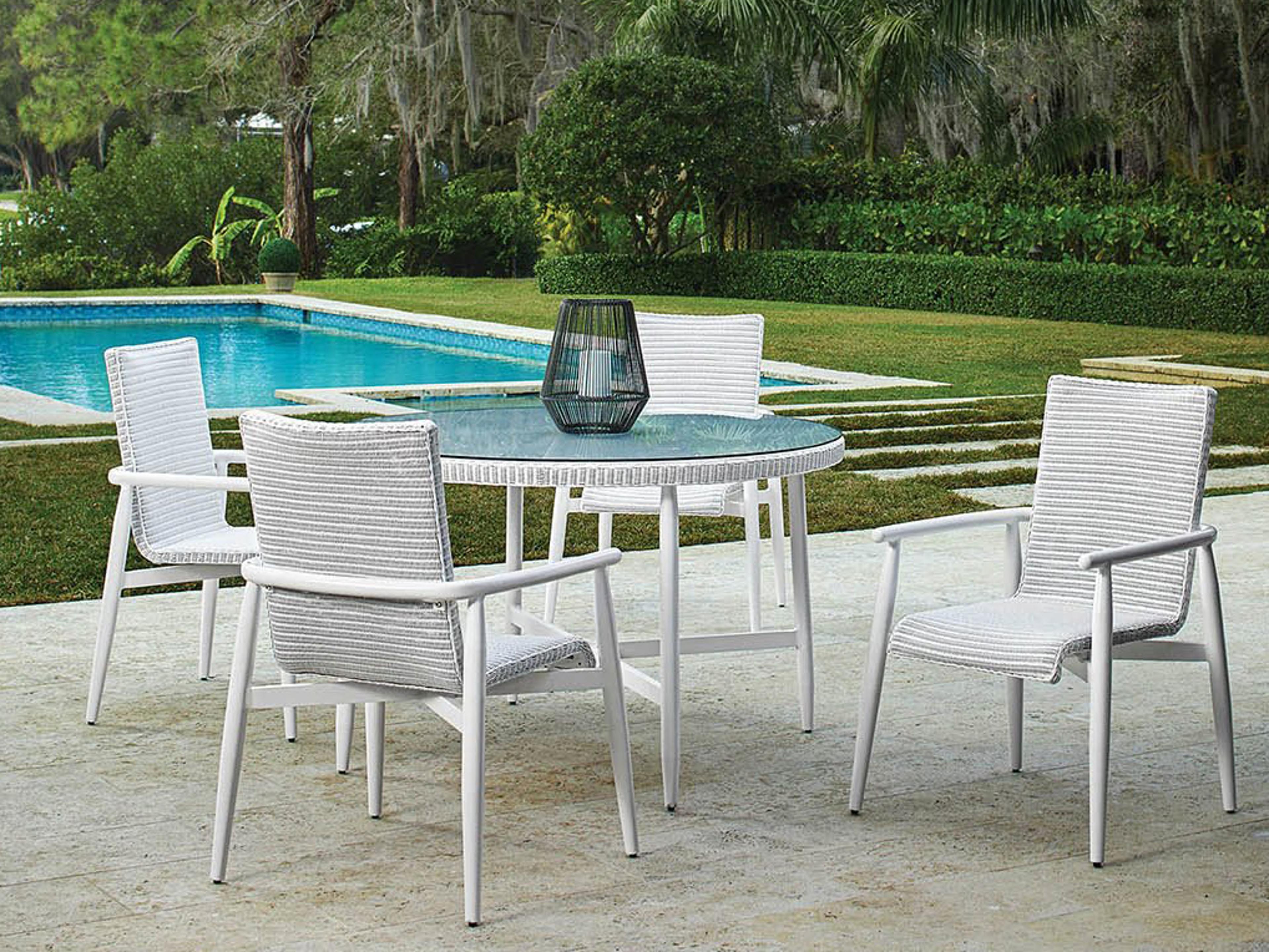 Lloyd Flanders Fairview Wicker Outdoor Dining Set