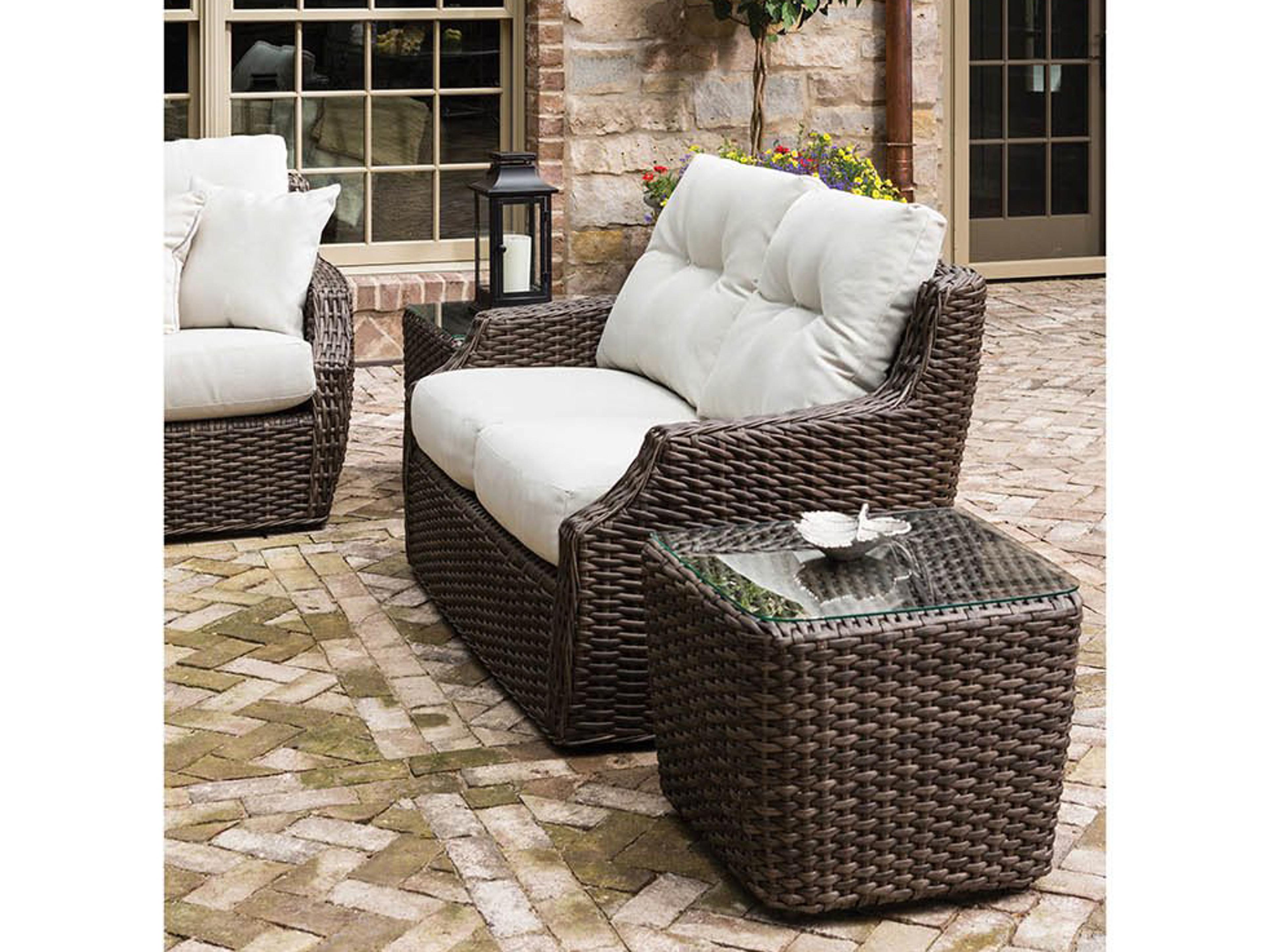 Lloyd Flanders Largo Wicker Cushion Patio Lounge Set