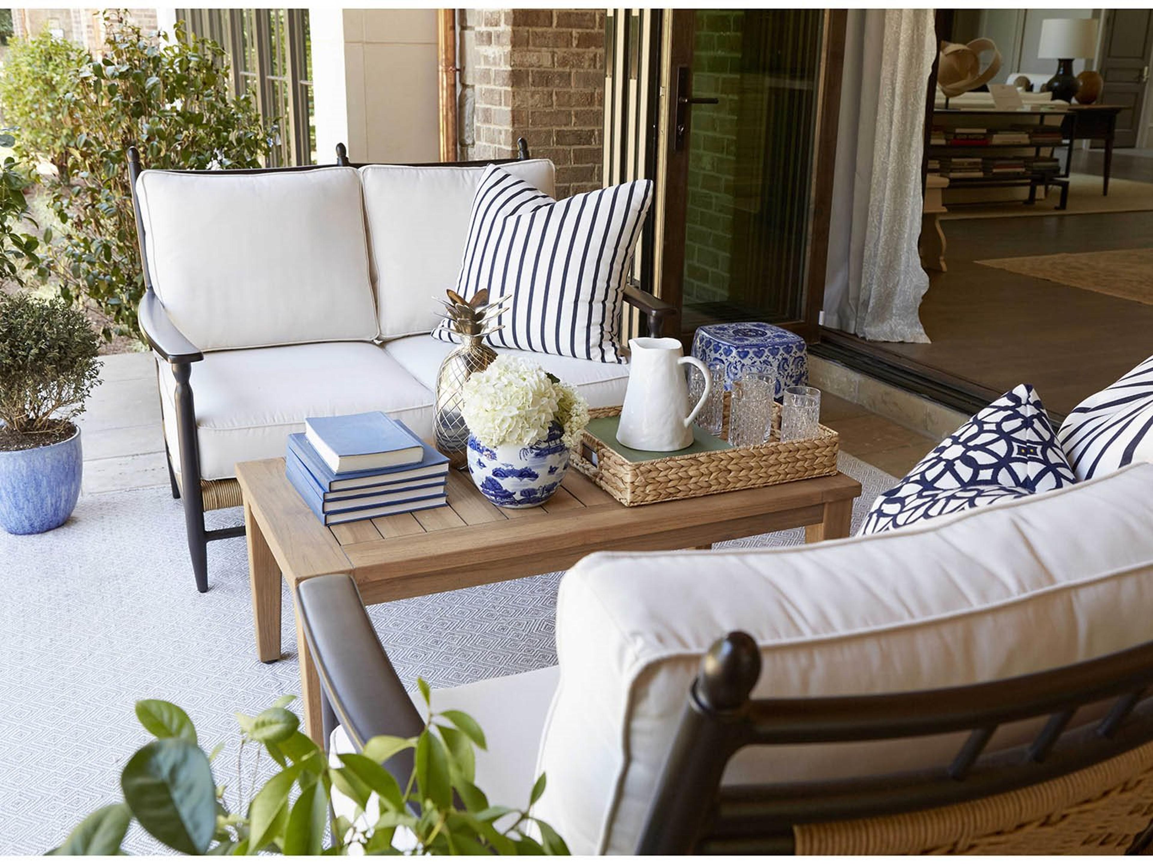 Lloyd Flanders Low Country Aluminum Outdoor Lounge Set