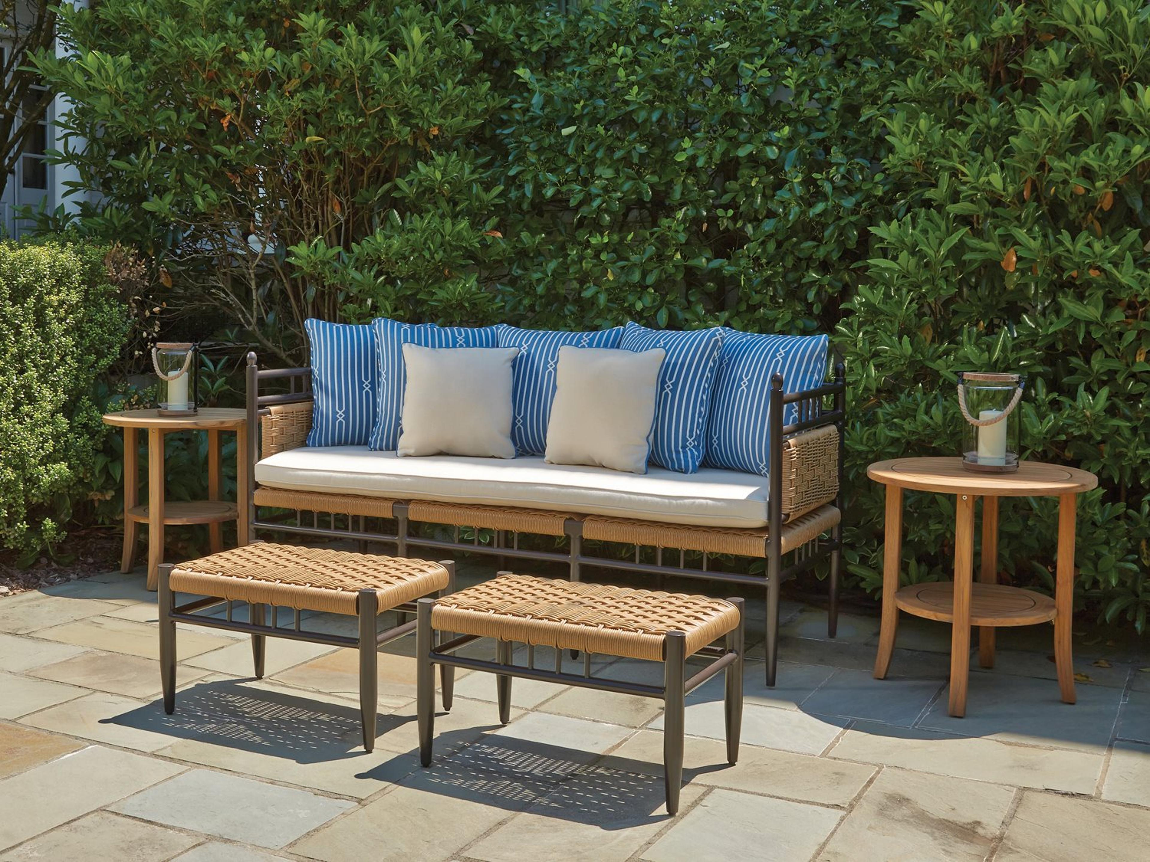 Lloyd Flanders Low Country Wicker Outdoor Lounge Set