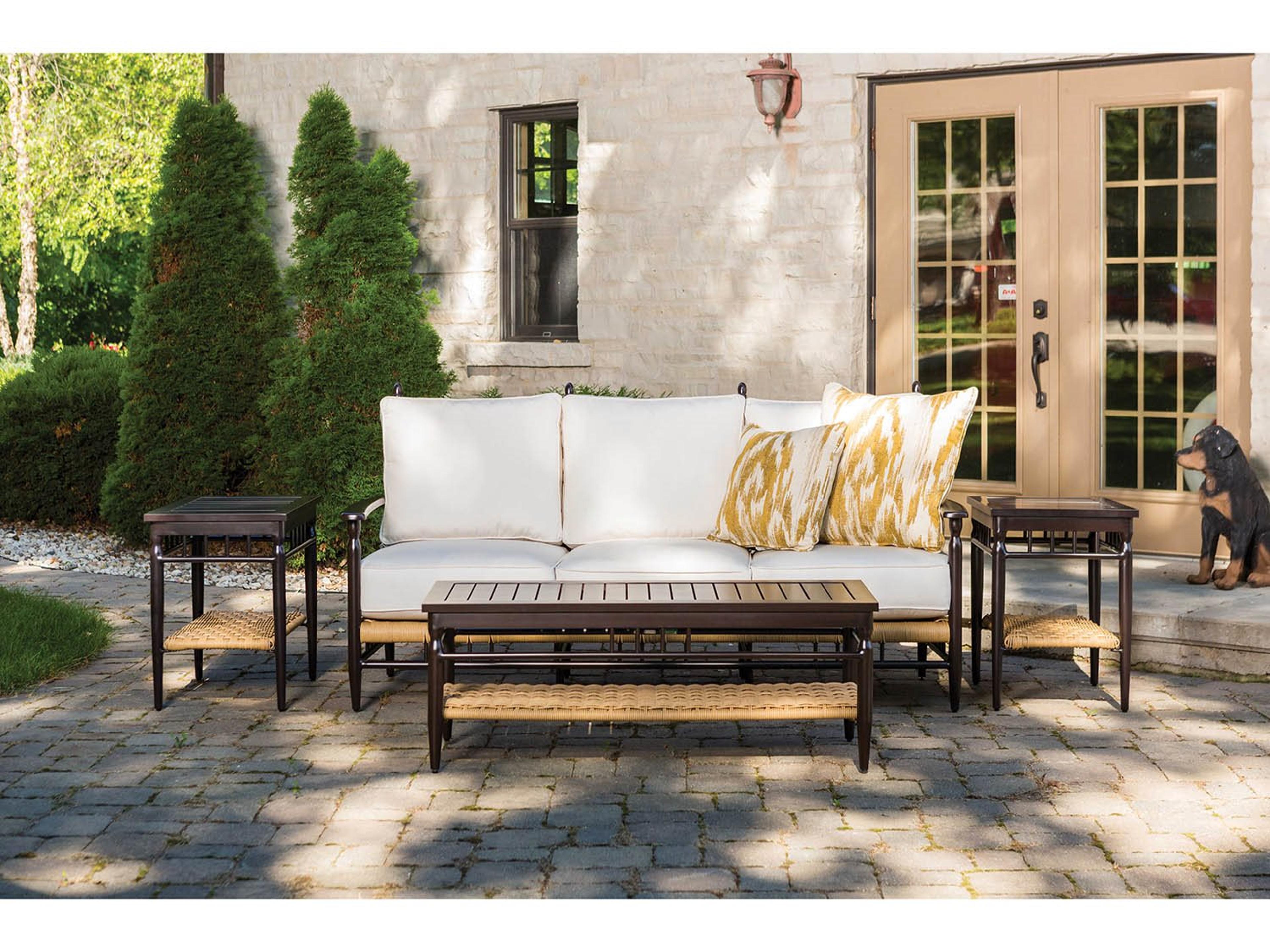 Lloyd Flanders Low Country Aluminum Outdoor Lounge Set