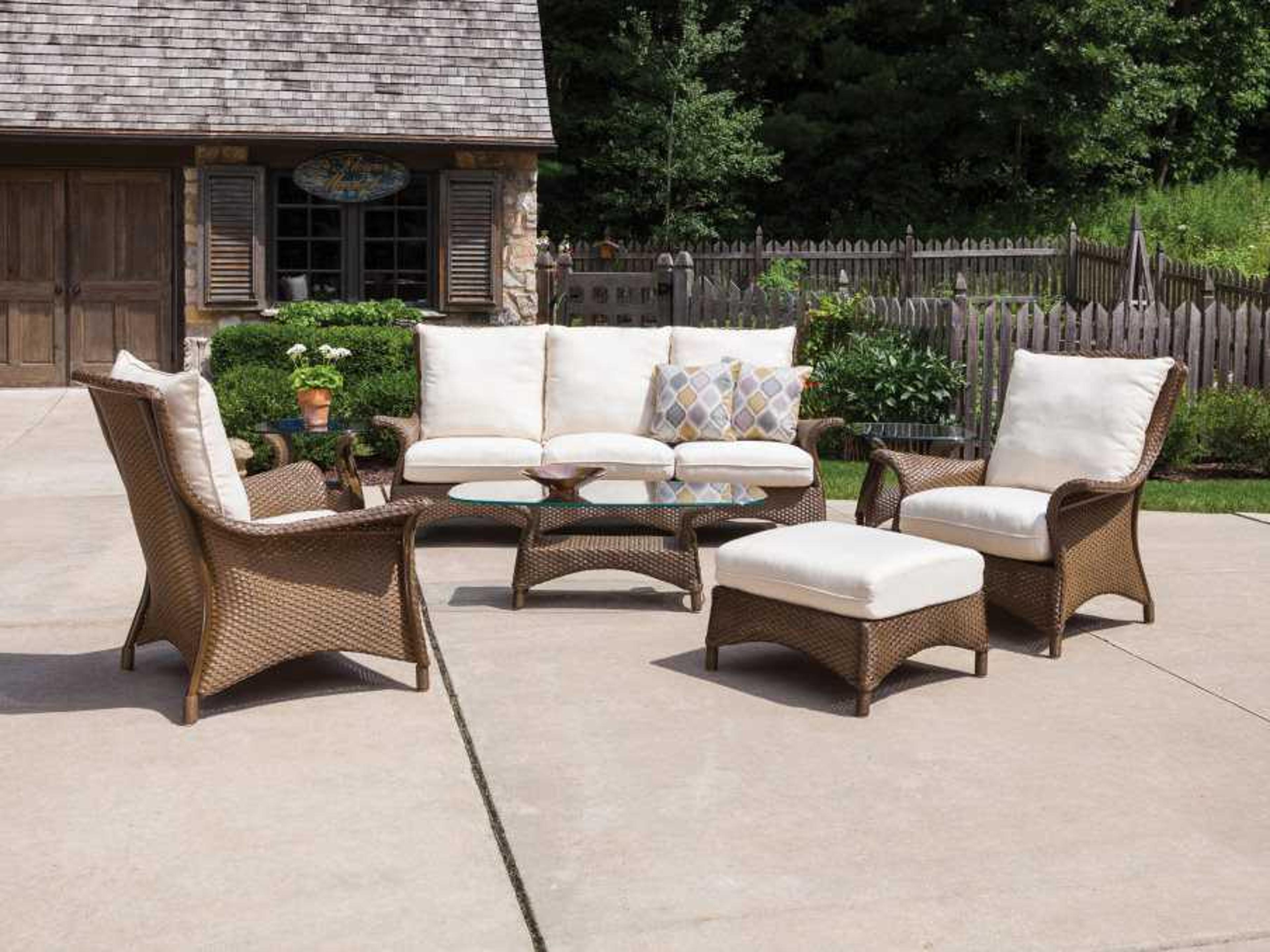 Lloyd Flanders Mandalay Wicker Cushion Outdoor Lounge Set
