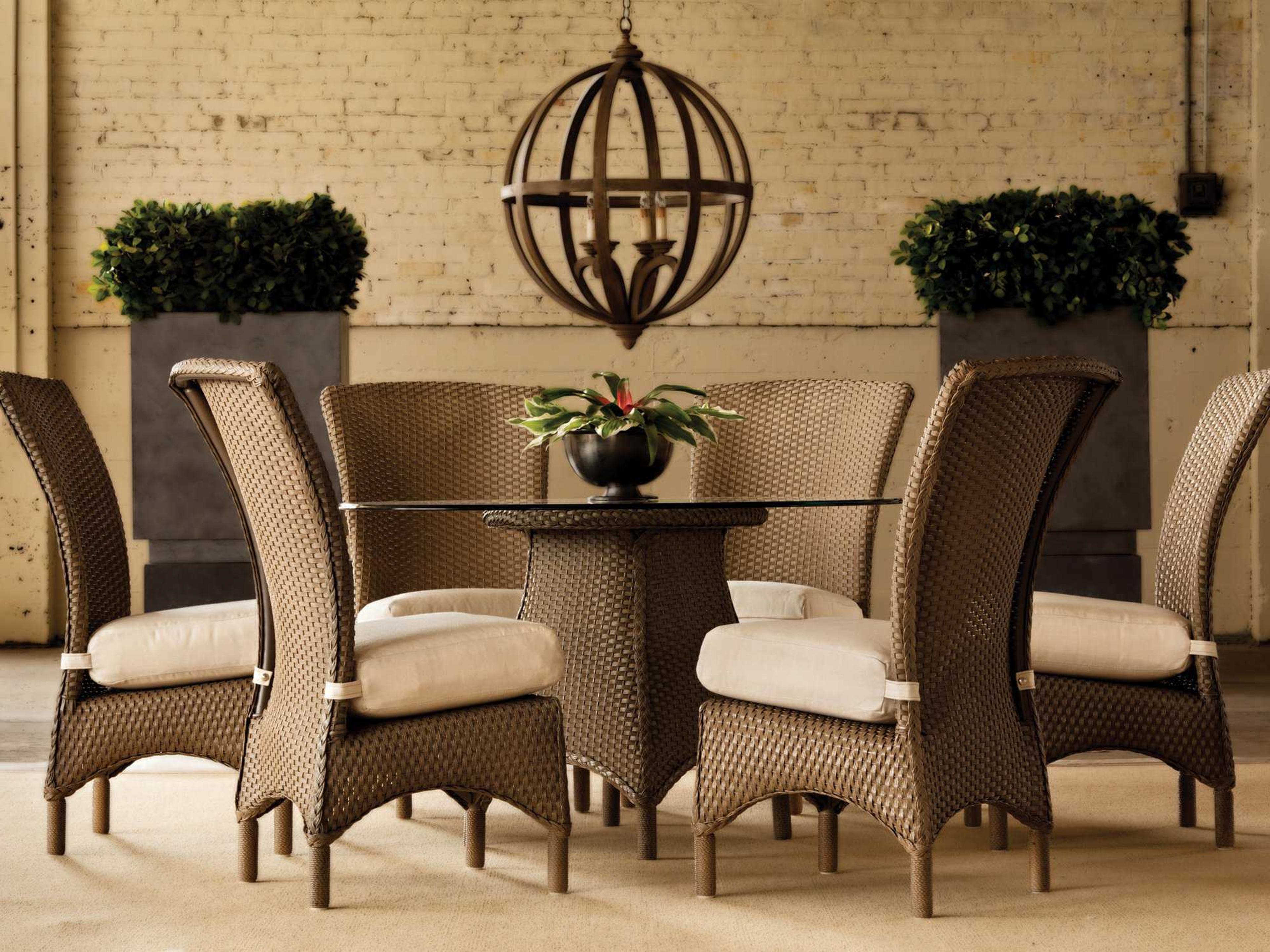 Lloyd Flanders Mandalay Wicker Outdoor Dining Set