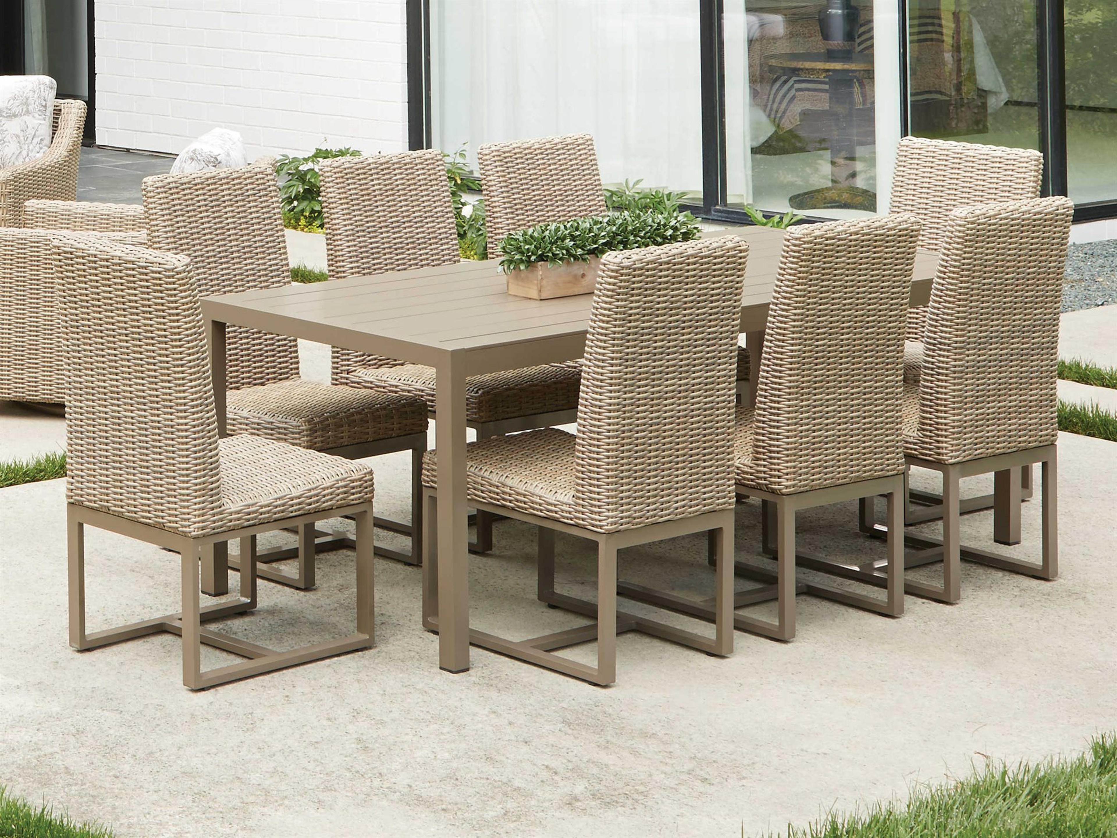 Lloyd Flanders Milan Wicker Outdoor Dining Set